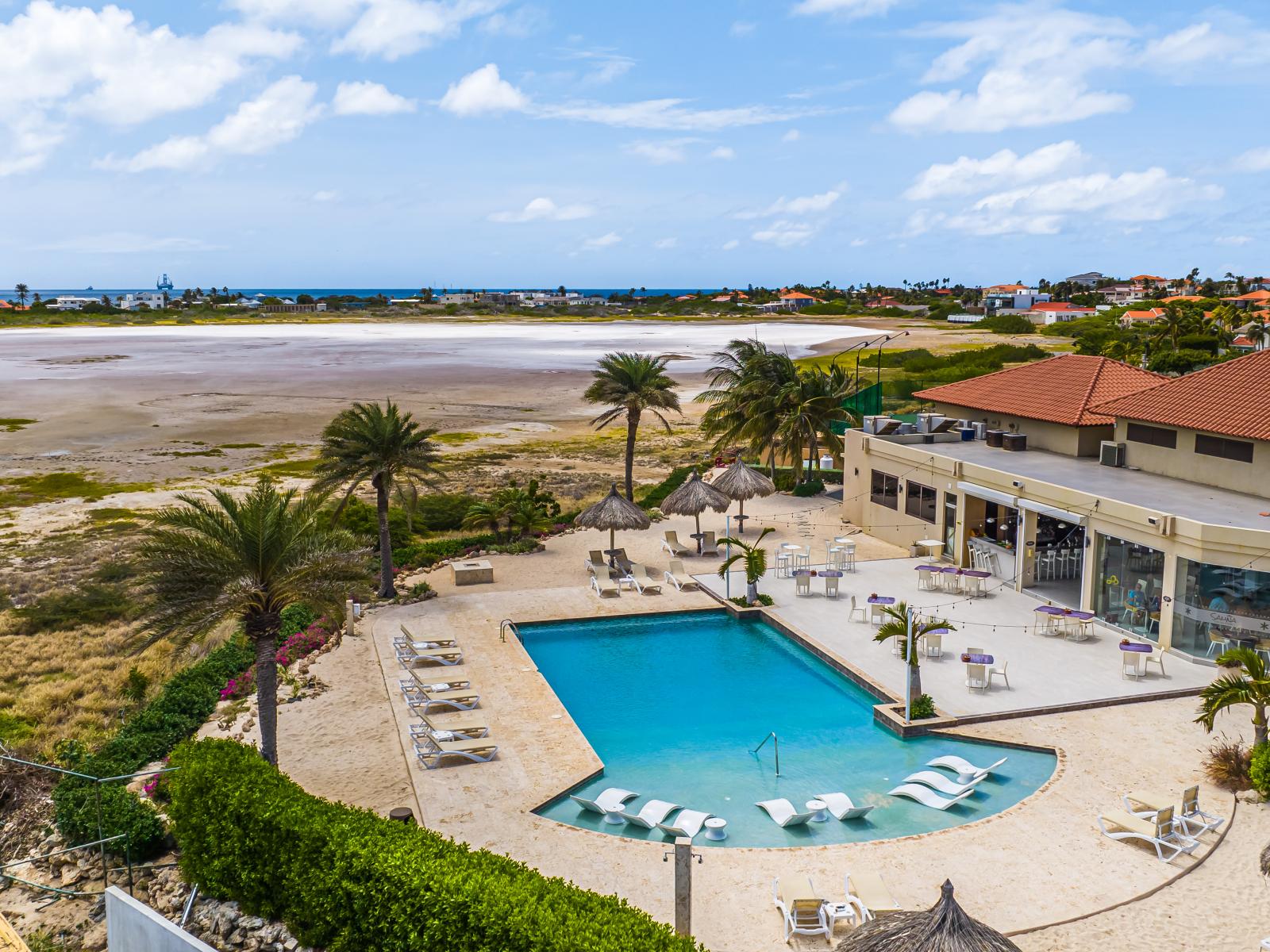 Gold Coast pool with a beautiful view