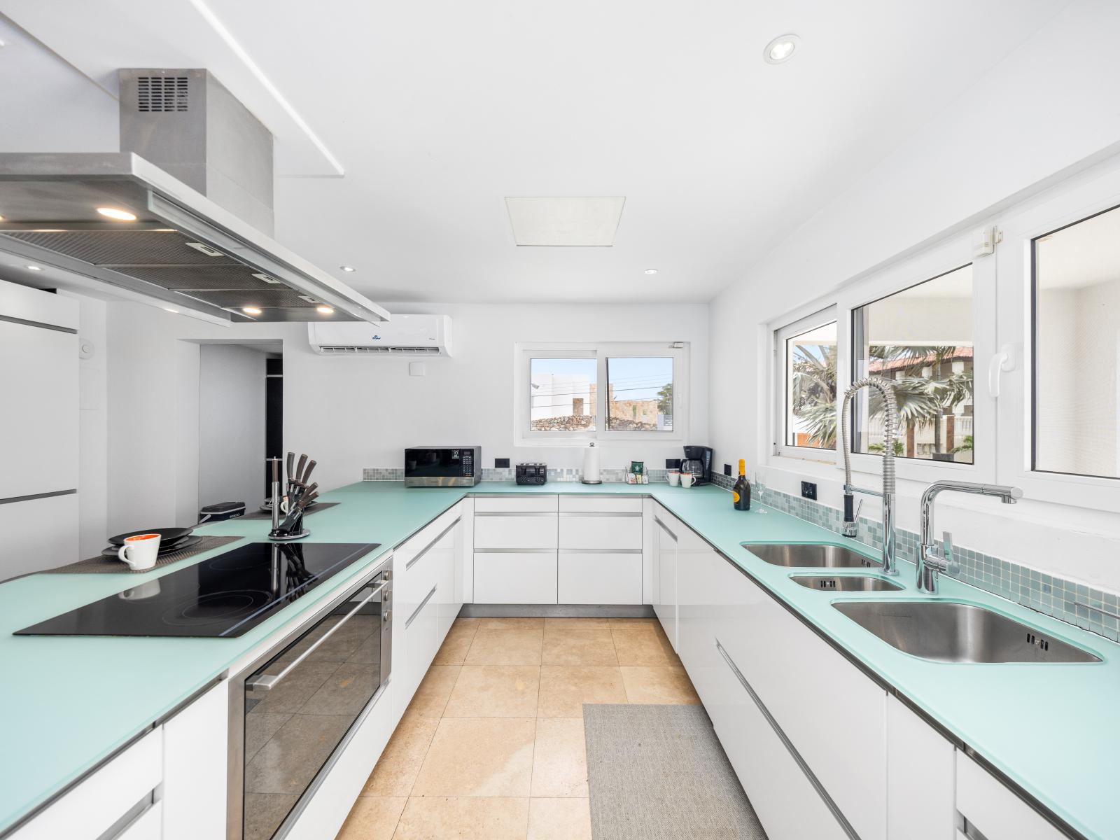 Luxurious Kitchen with stainless steel appliances