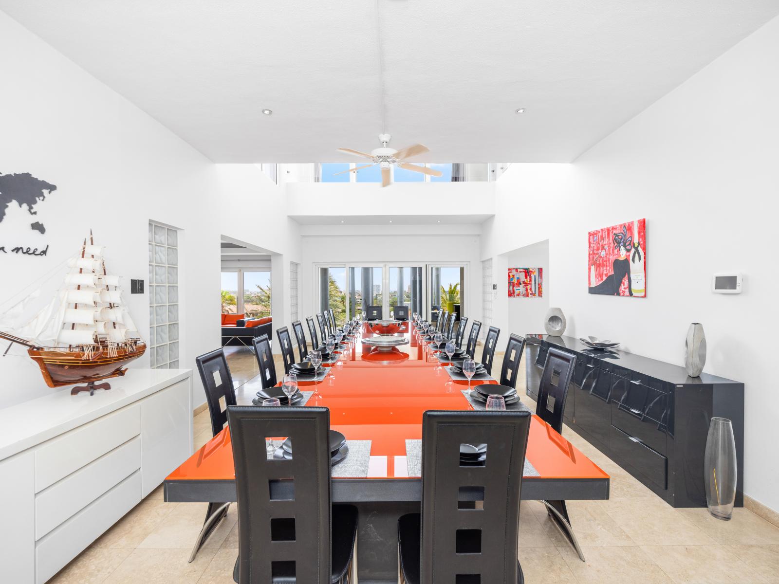 Dining table for enjoying delicious meals with family and friends