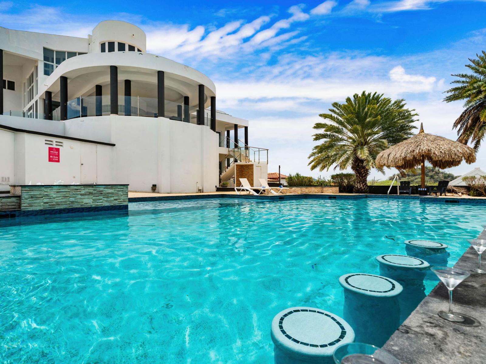 Pool bar area