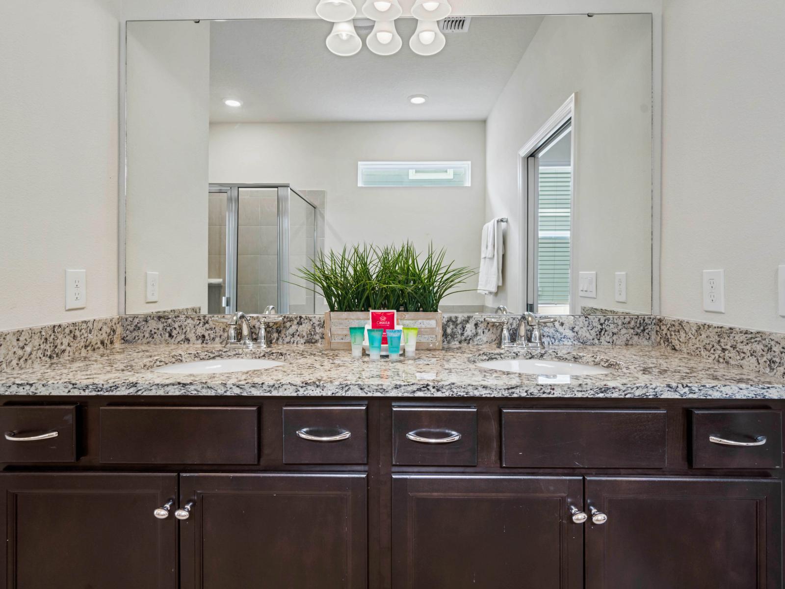 Bathroom 1 with a bathtub and a walk-in shower