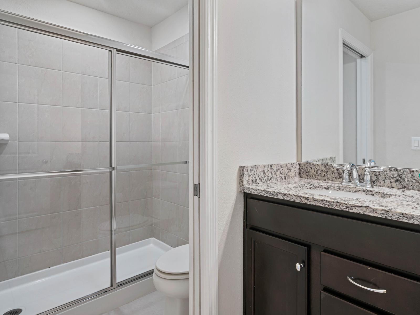 Bathroom 4 with a walk-in shower