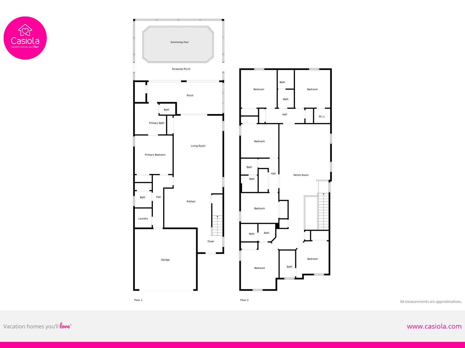 Floor plan of the house