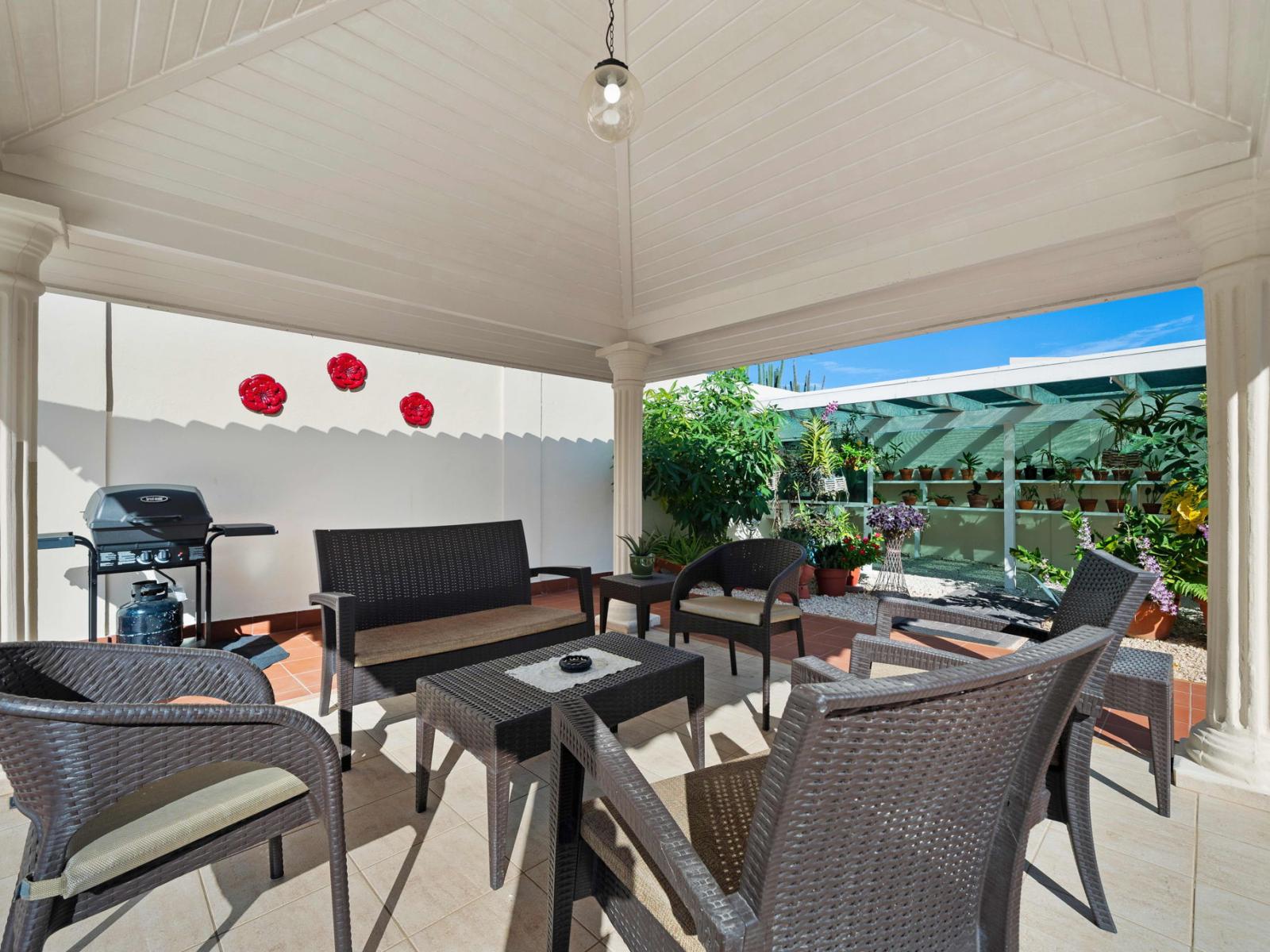 Savor the sunshine at the inviting private pool area