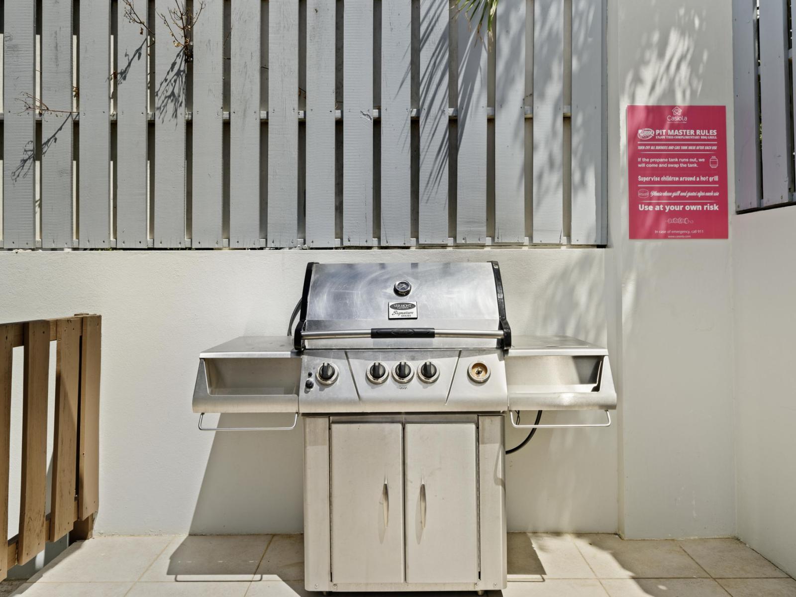 BBQ Grill Outside