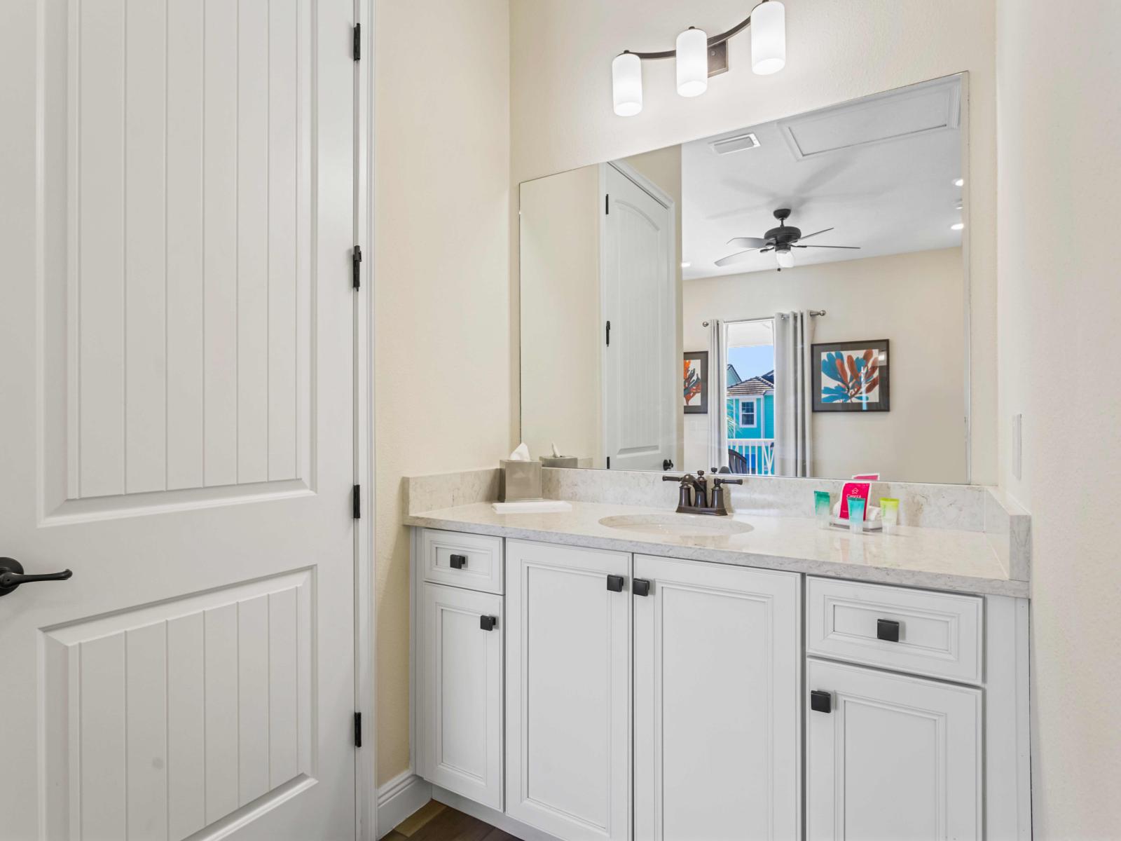 Bathroom 2 with a bathtub and shower combination