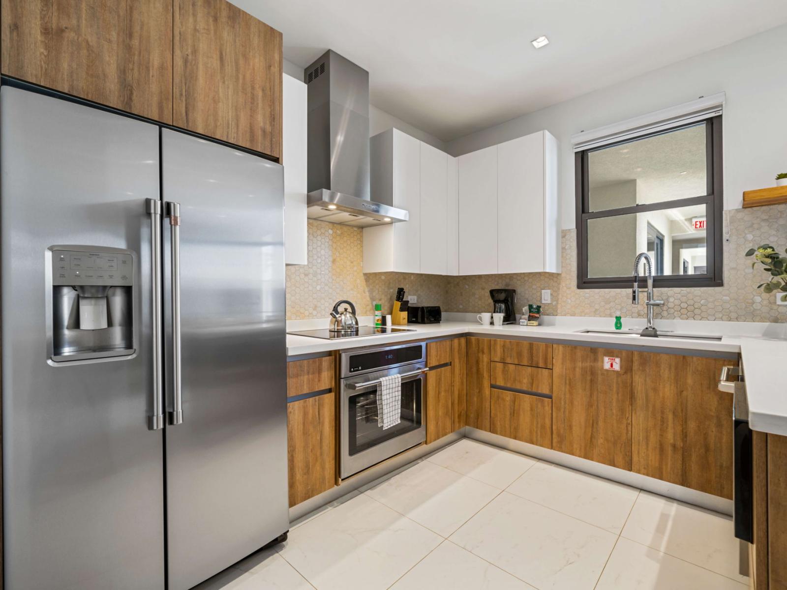 Kitchen perfect for making home cooked meals with loved ones