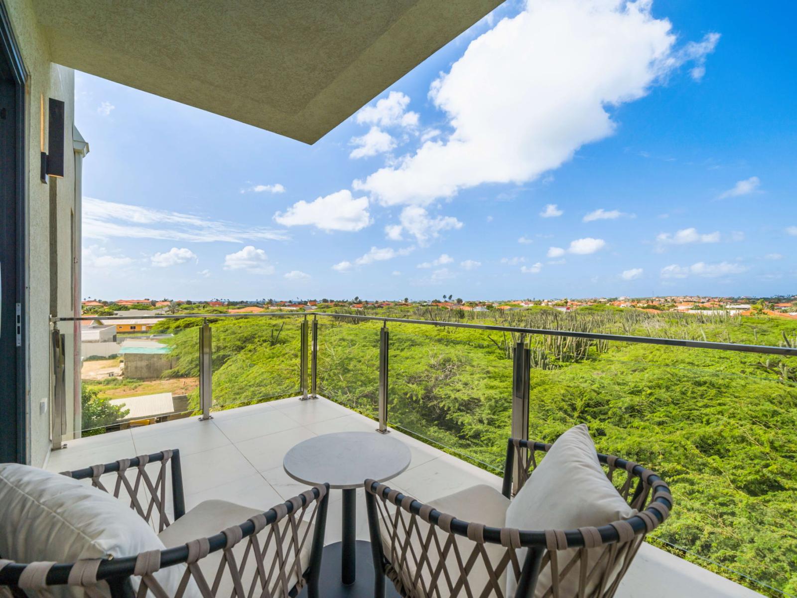 Balcony 3 with a spectacular view and lounge area