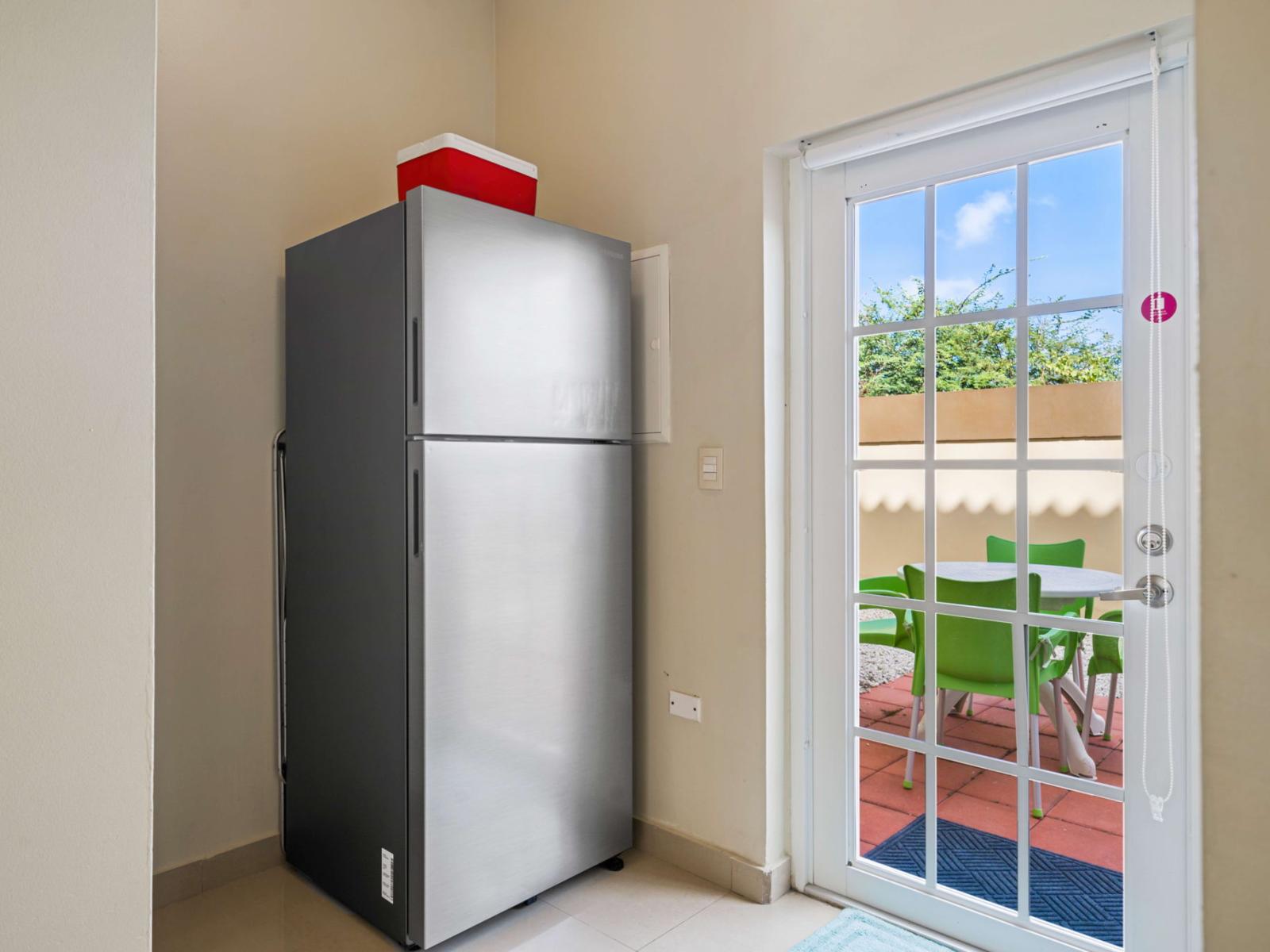 Spacious and modern refrigerator, ready to store all your essentials