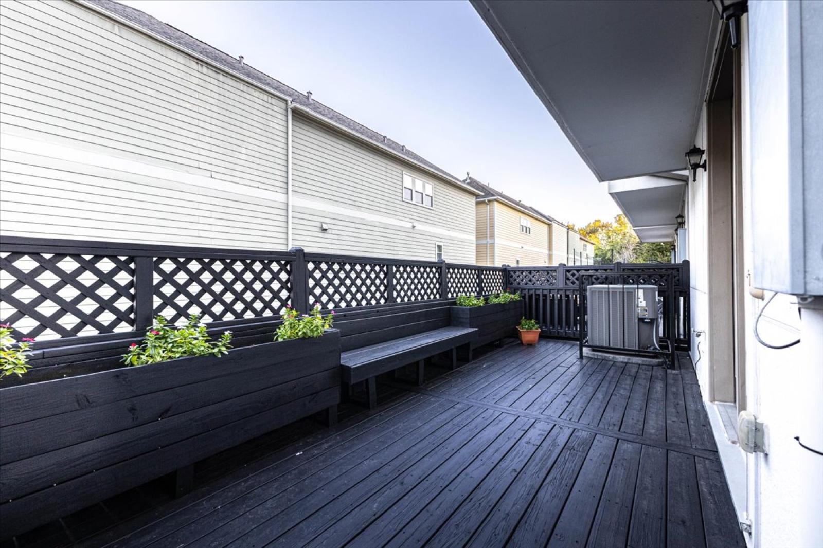 First-floor patio * perfect for morning coffee or unwinding