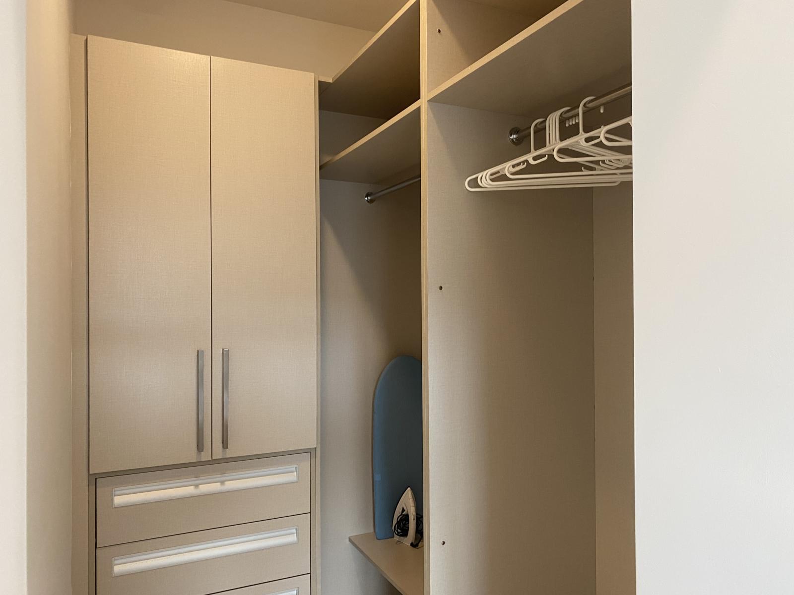 plenty of closet space for your convenience