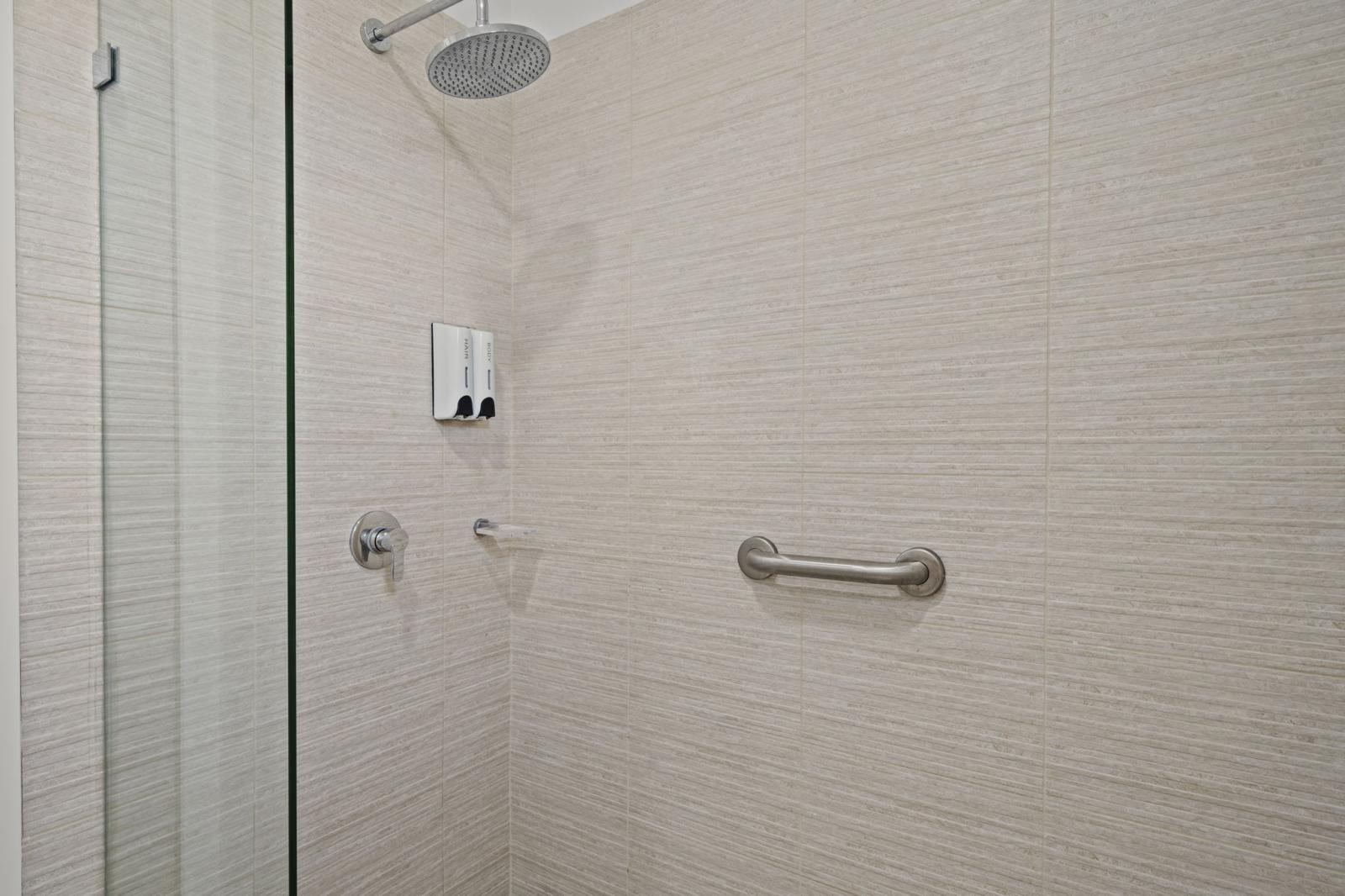 Walk in shower