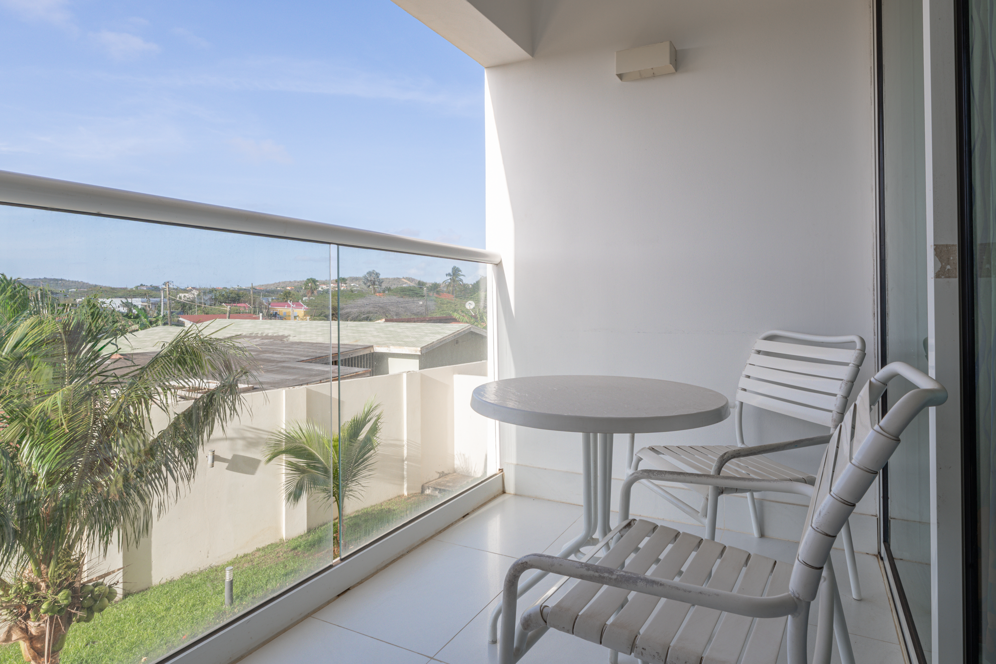 Balcony of the charming condo