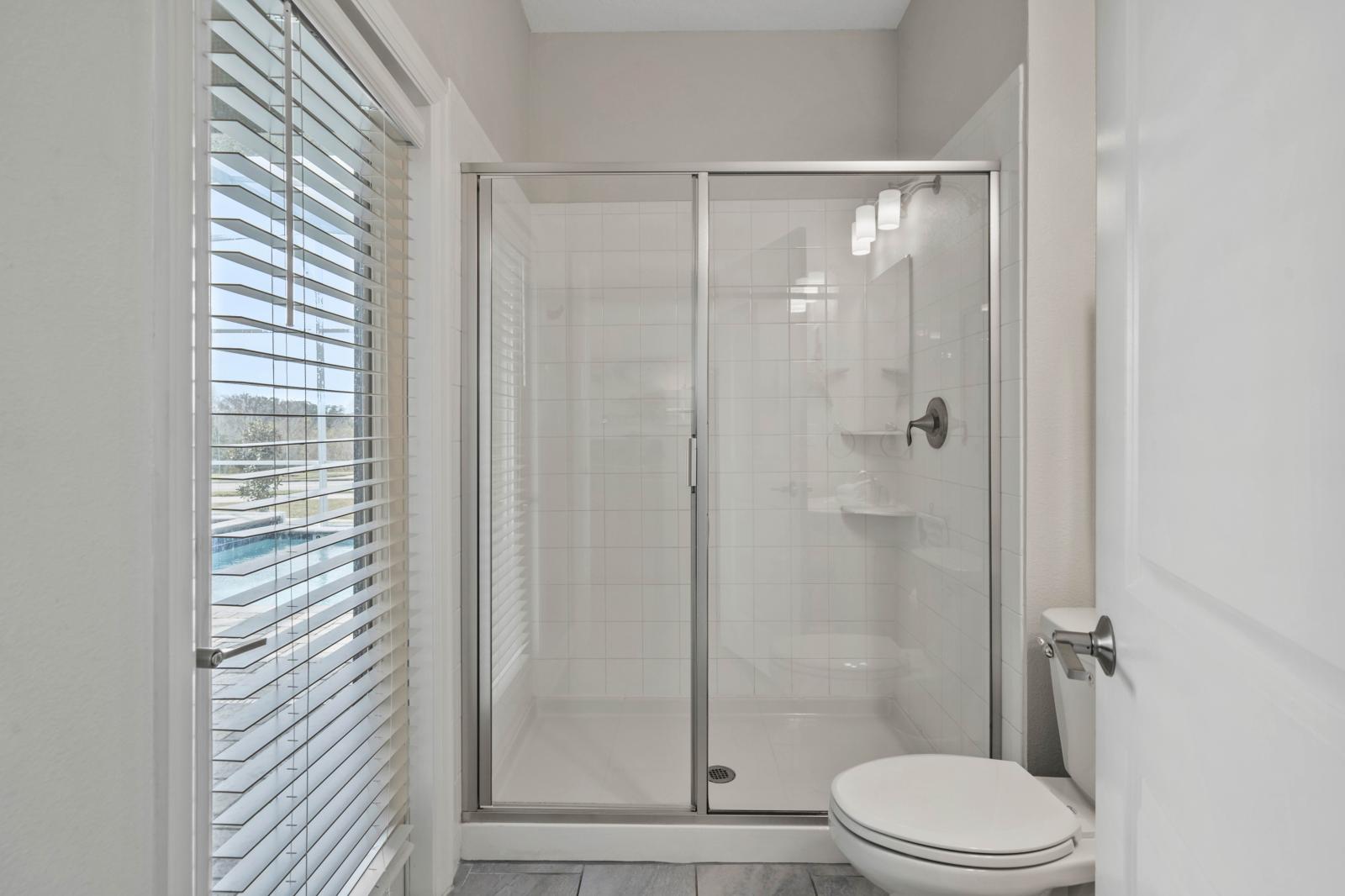 Bathroom 2 with a walk-in shower