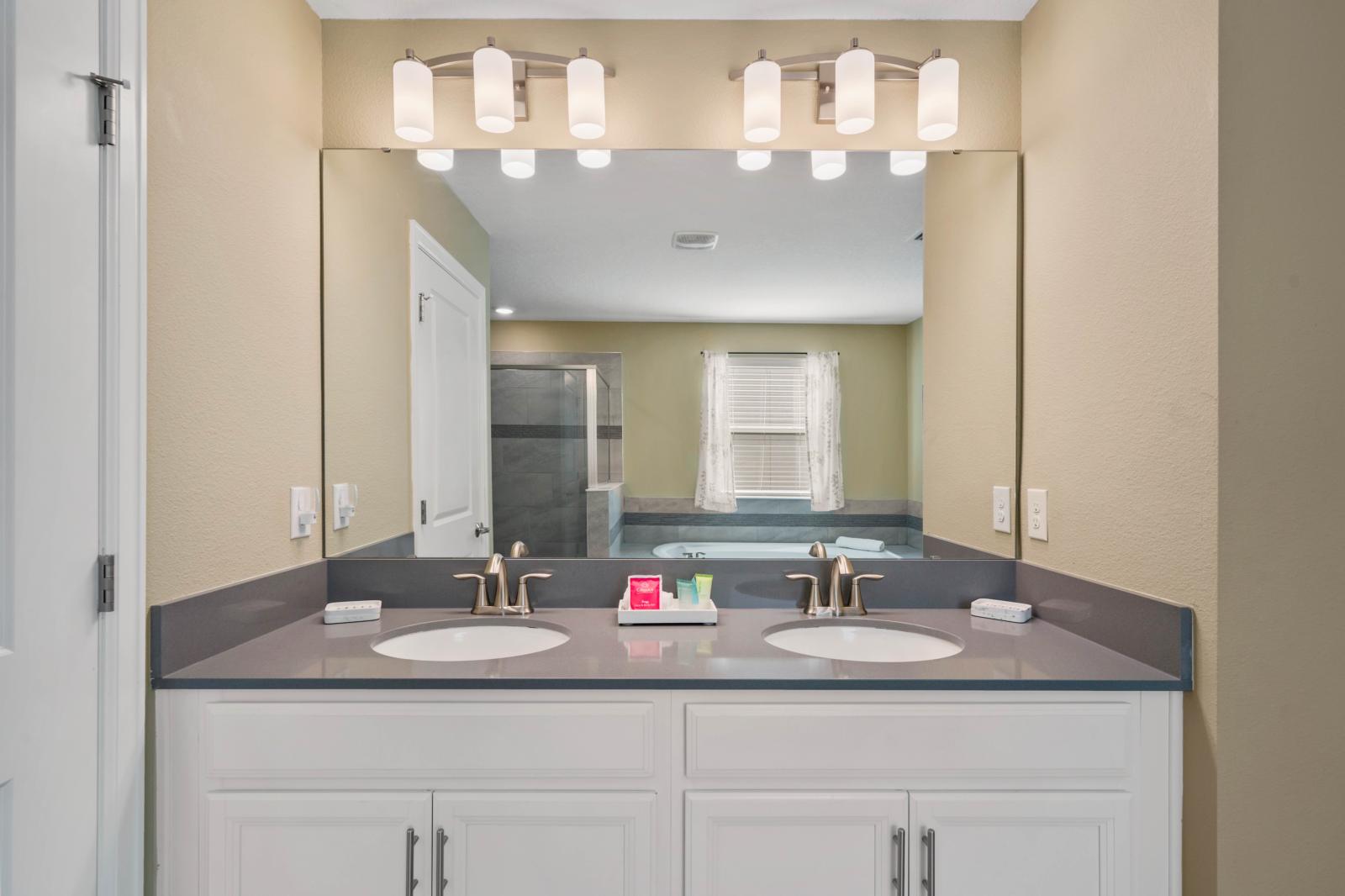 Bathroom 3 with a bathtub and a walk-in shower