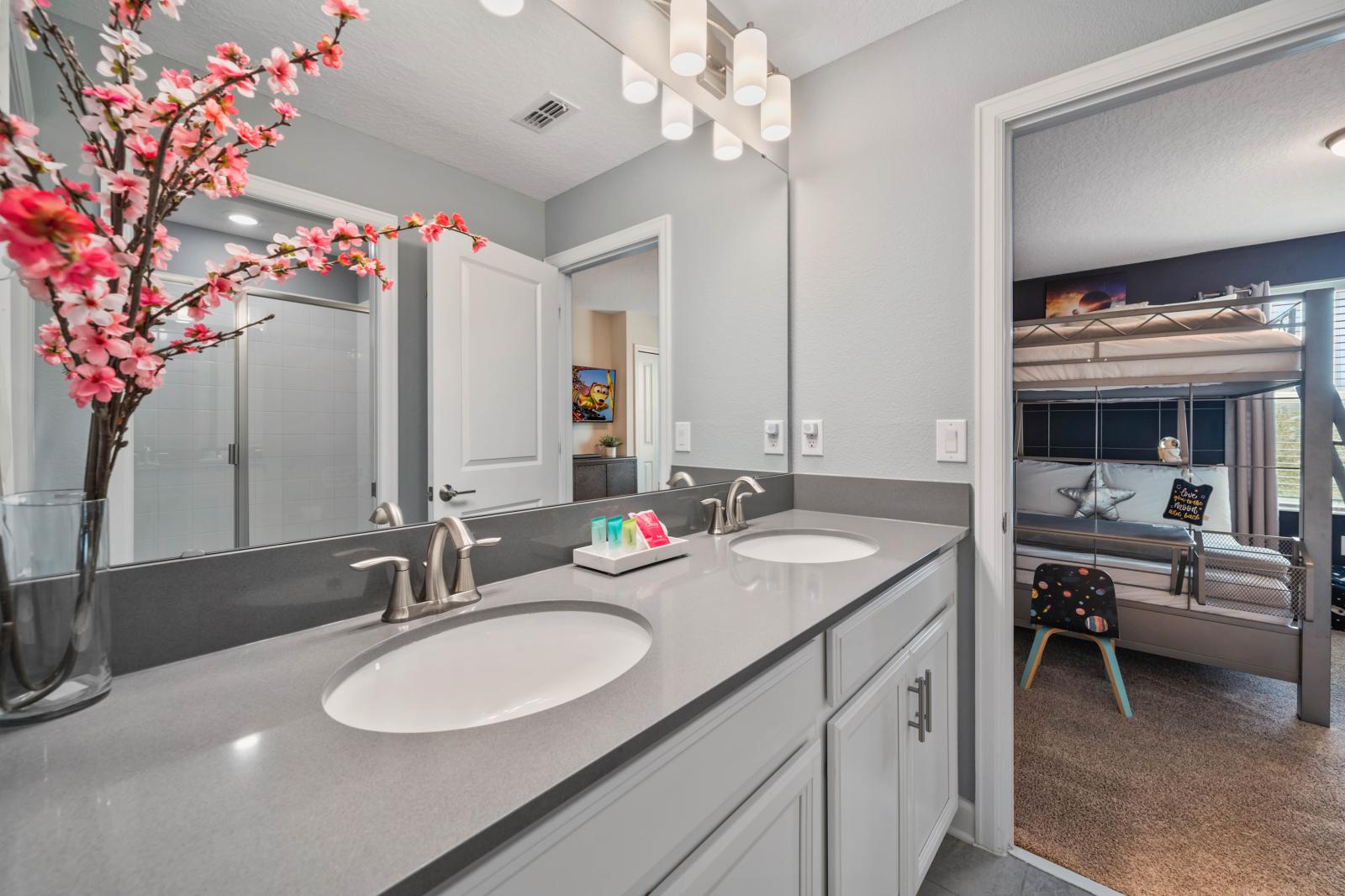 Bathroom 4 with a walk-in shower