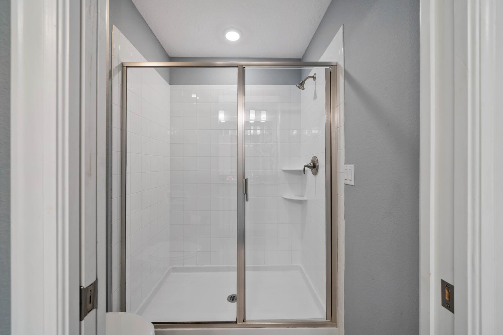 Bathroom 4 with a walk-in shower