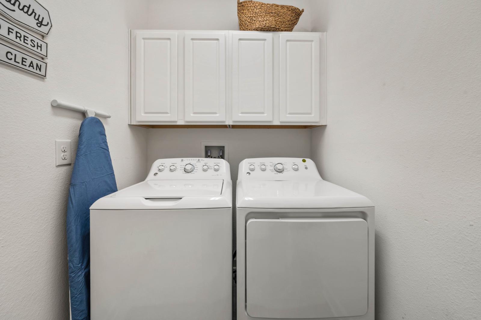 Free washer and dryer