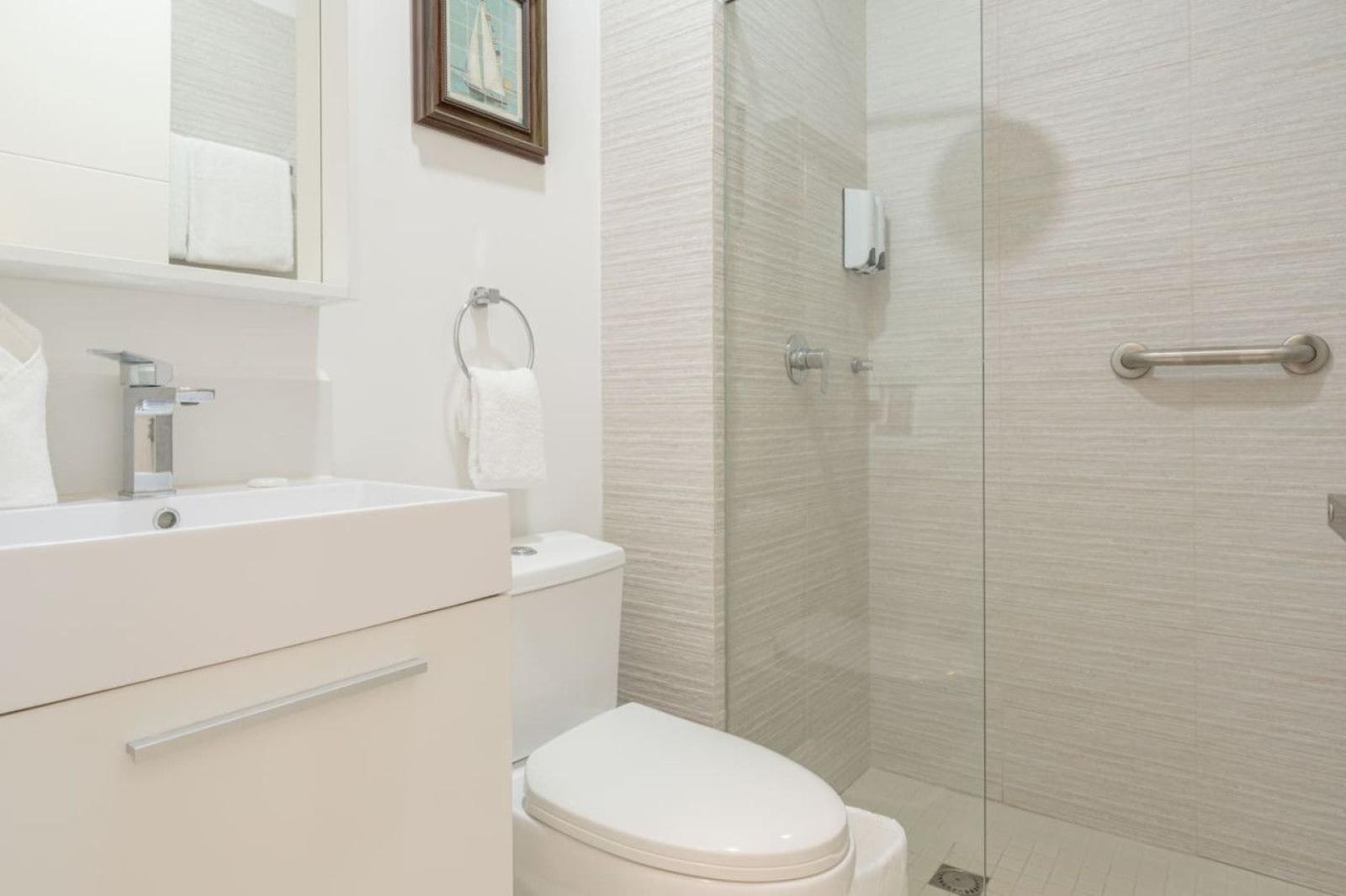 Modern Bathroom with walk in shower