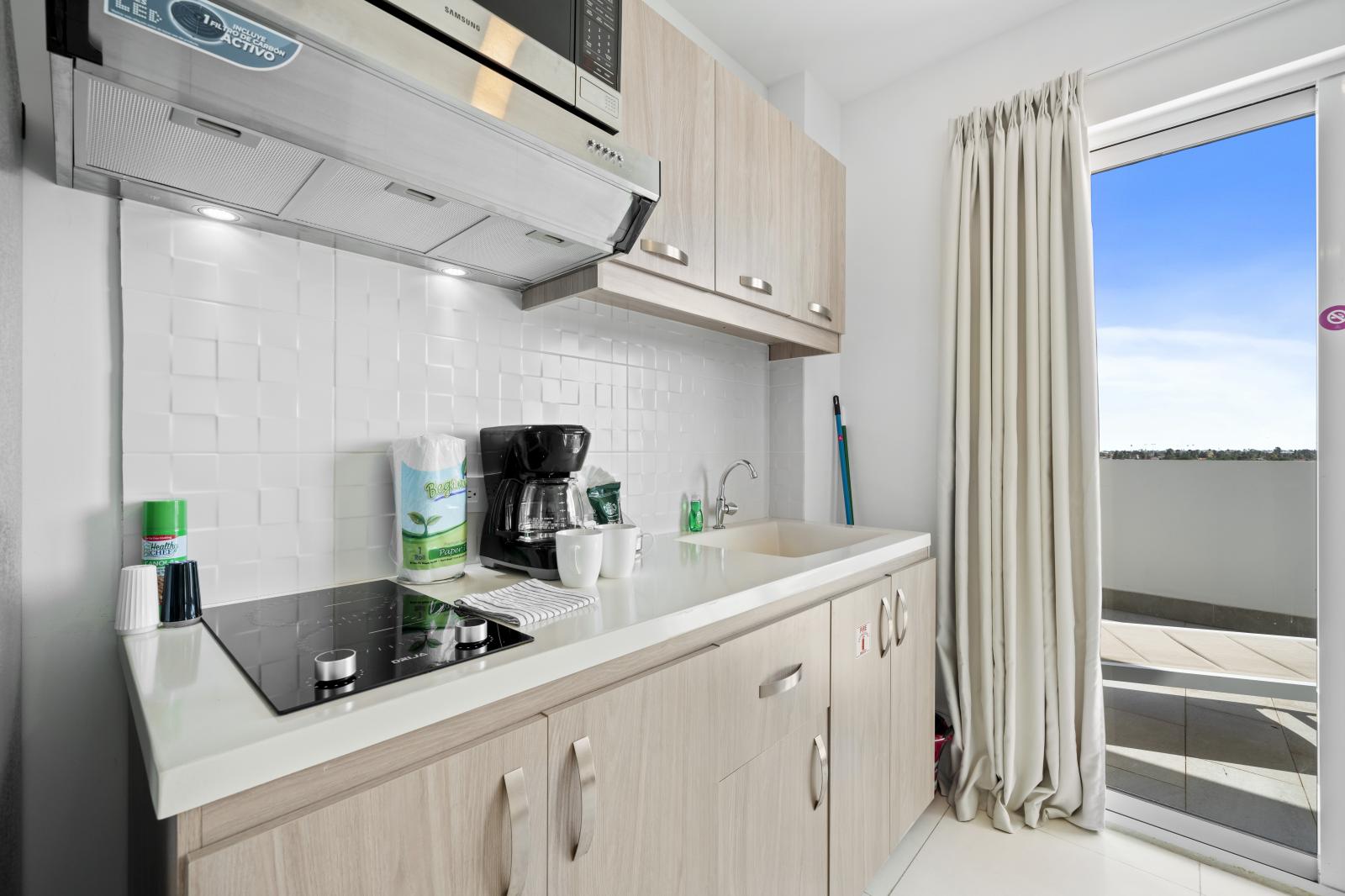 Kitchenette in the condo