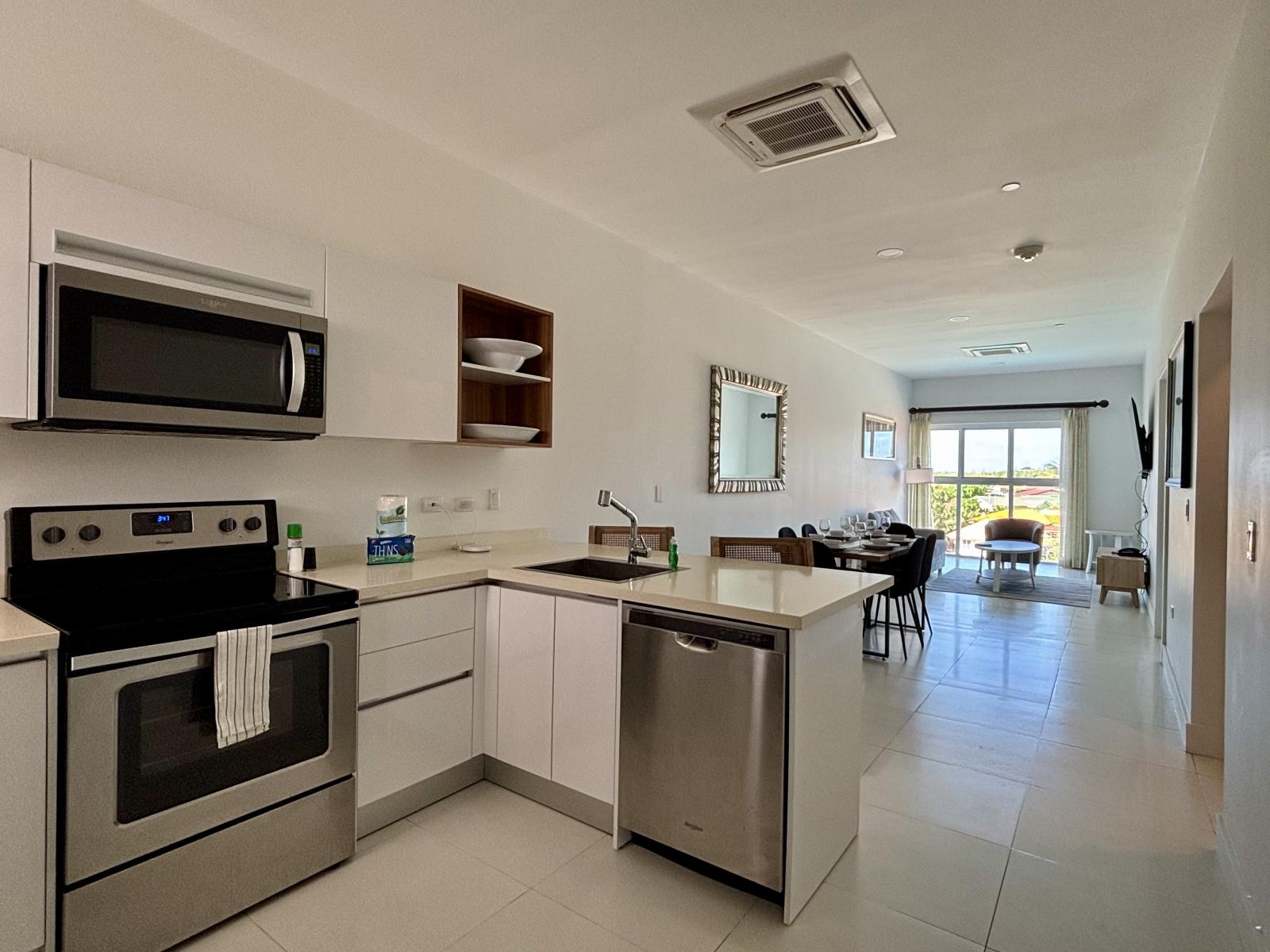 Kitchen perfect for making home cooked meals with loved ones