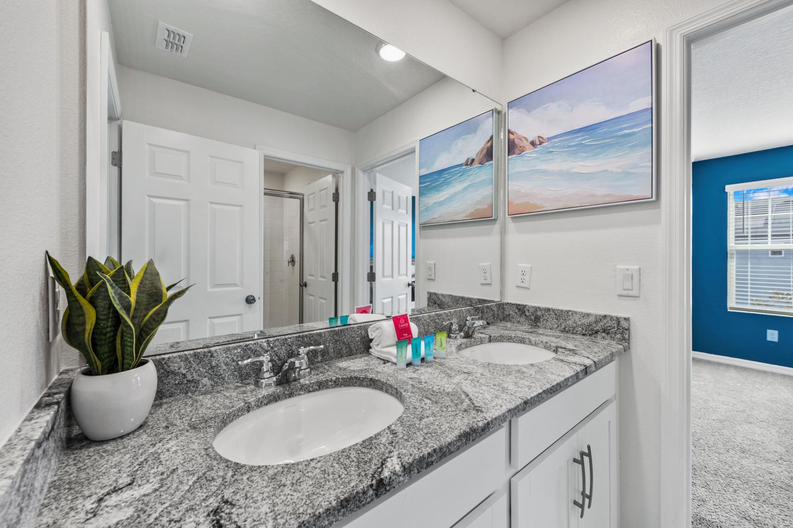 Bathroom 2 with a walk-in shower