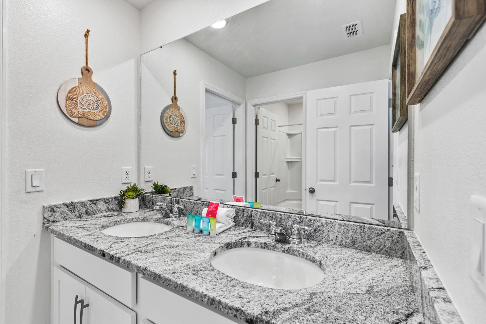 Bathroom 3 with a bathtub and a shower combo