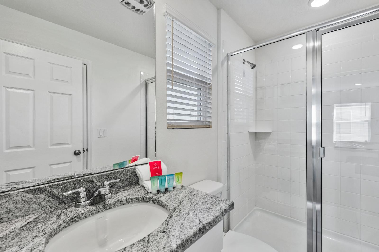 Bathroom 4 with a walk-in shower