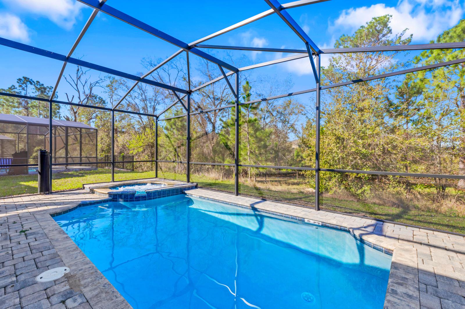 Private pool and spa