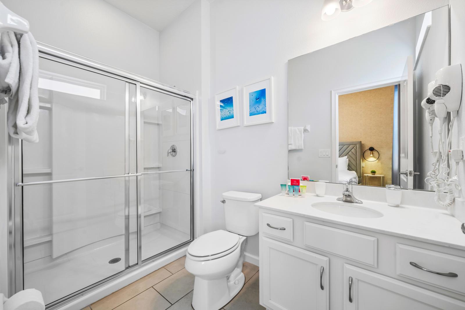 Bathroom 2 with a walk-in shower