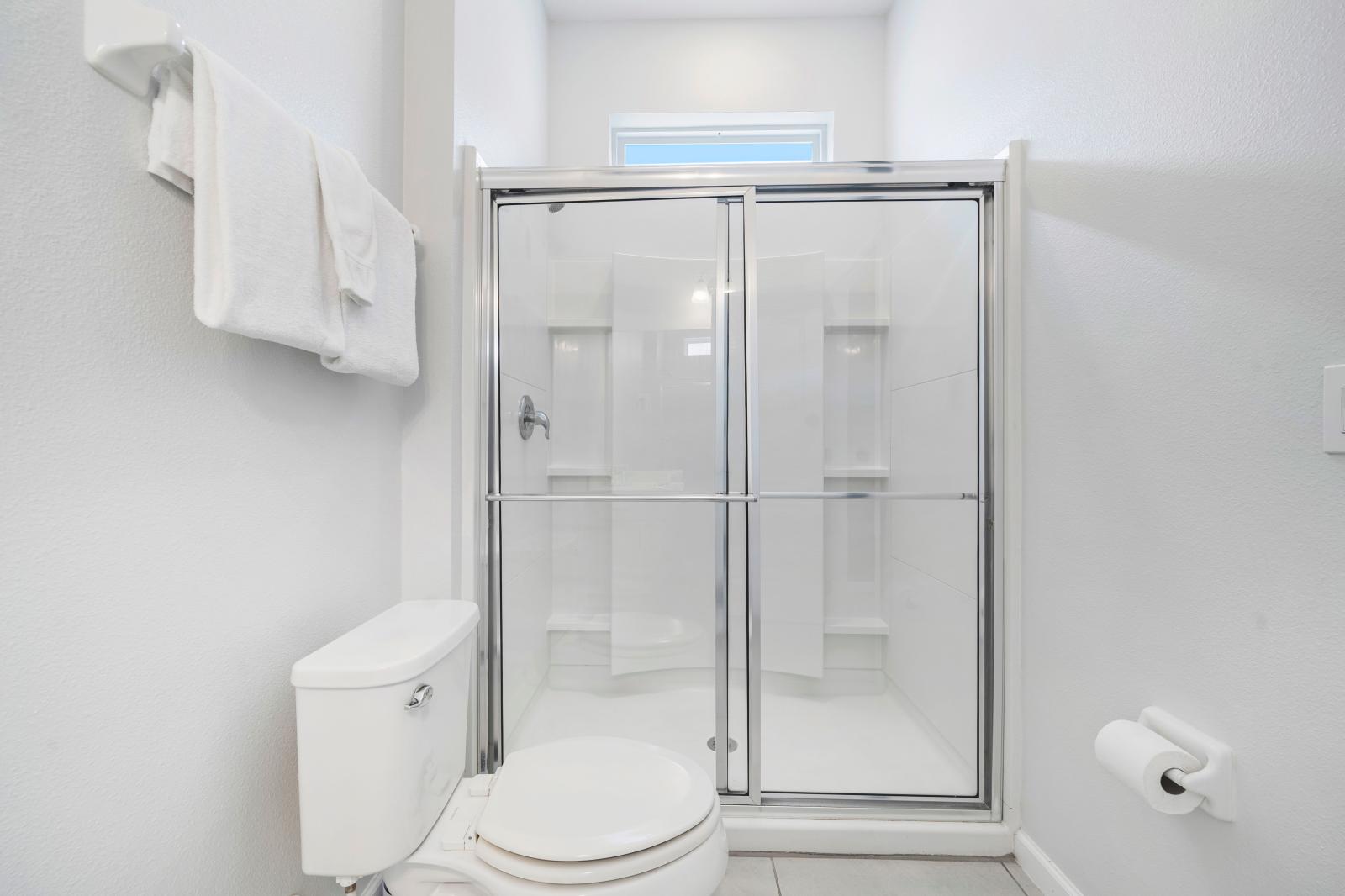 Bathroom 4 with a walk-in shower