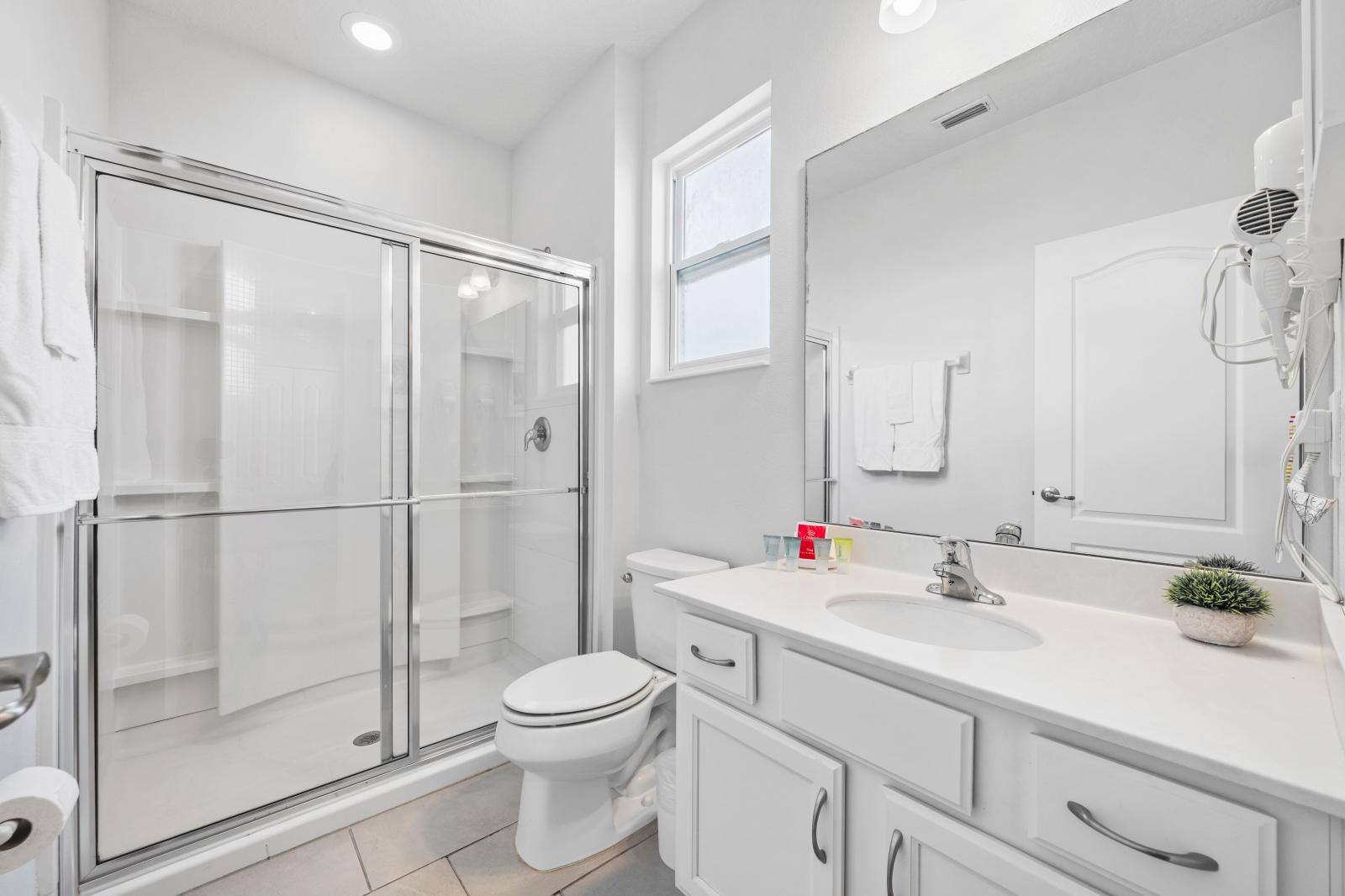 Bathroom 10 with a walk-in shower