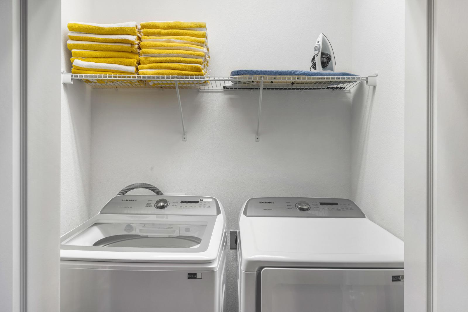 Free washer and dryer - Laundry room 2