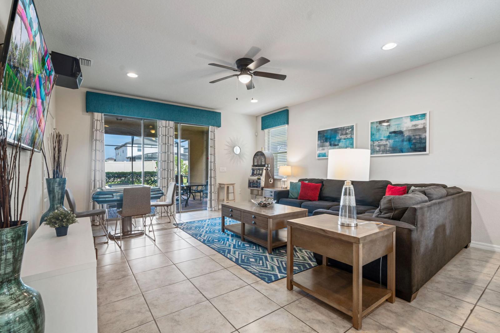 Open living area