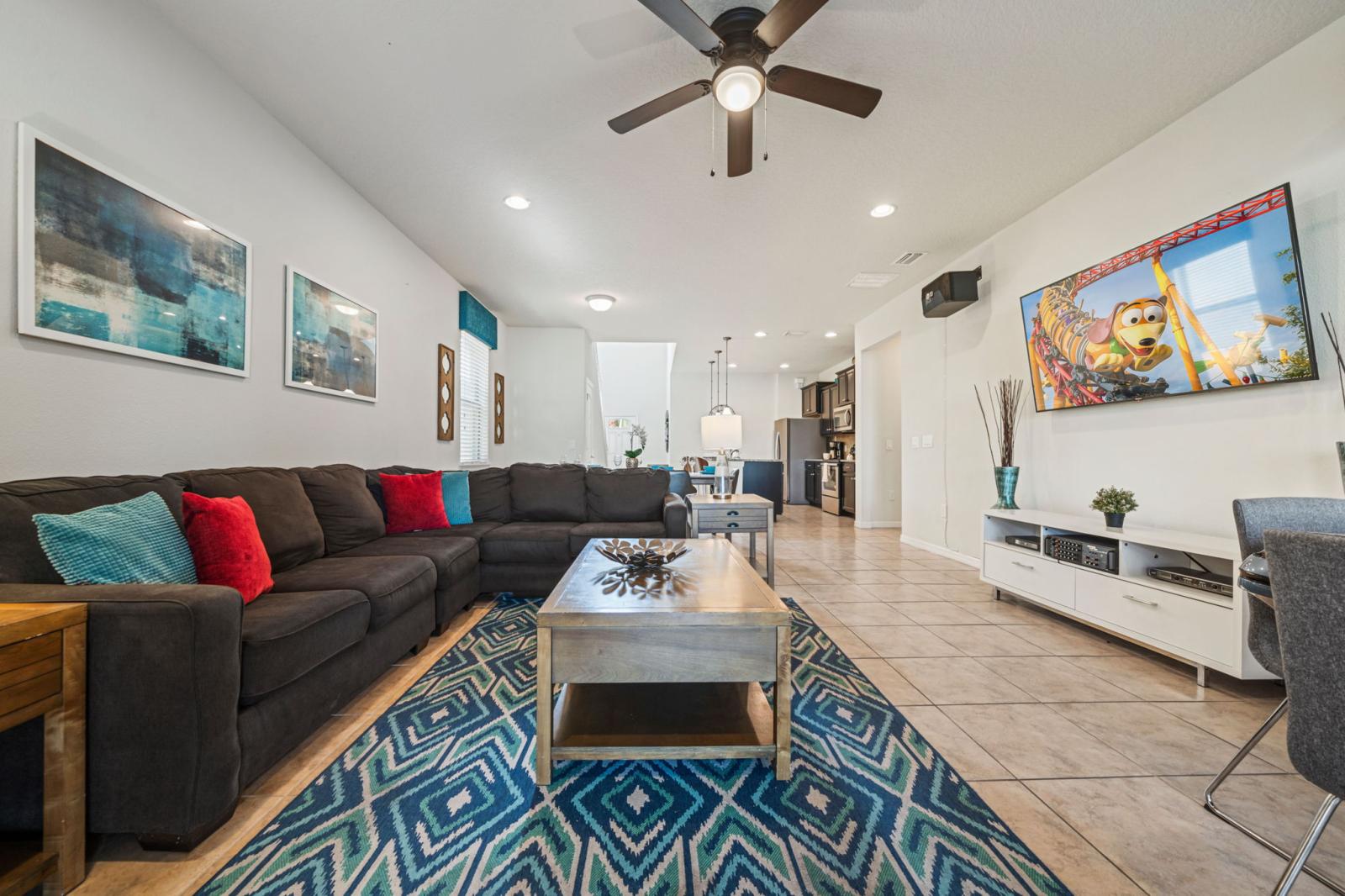 Open living area