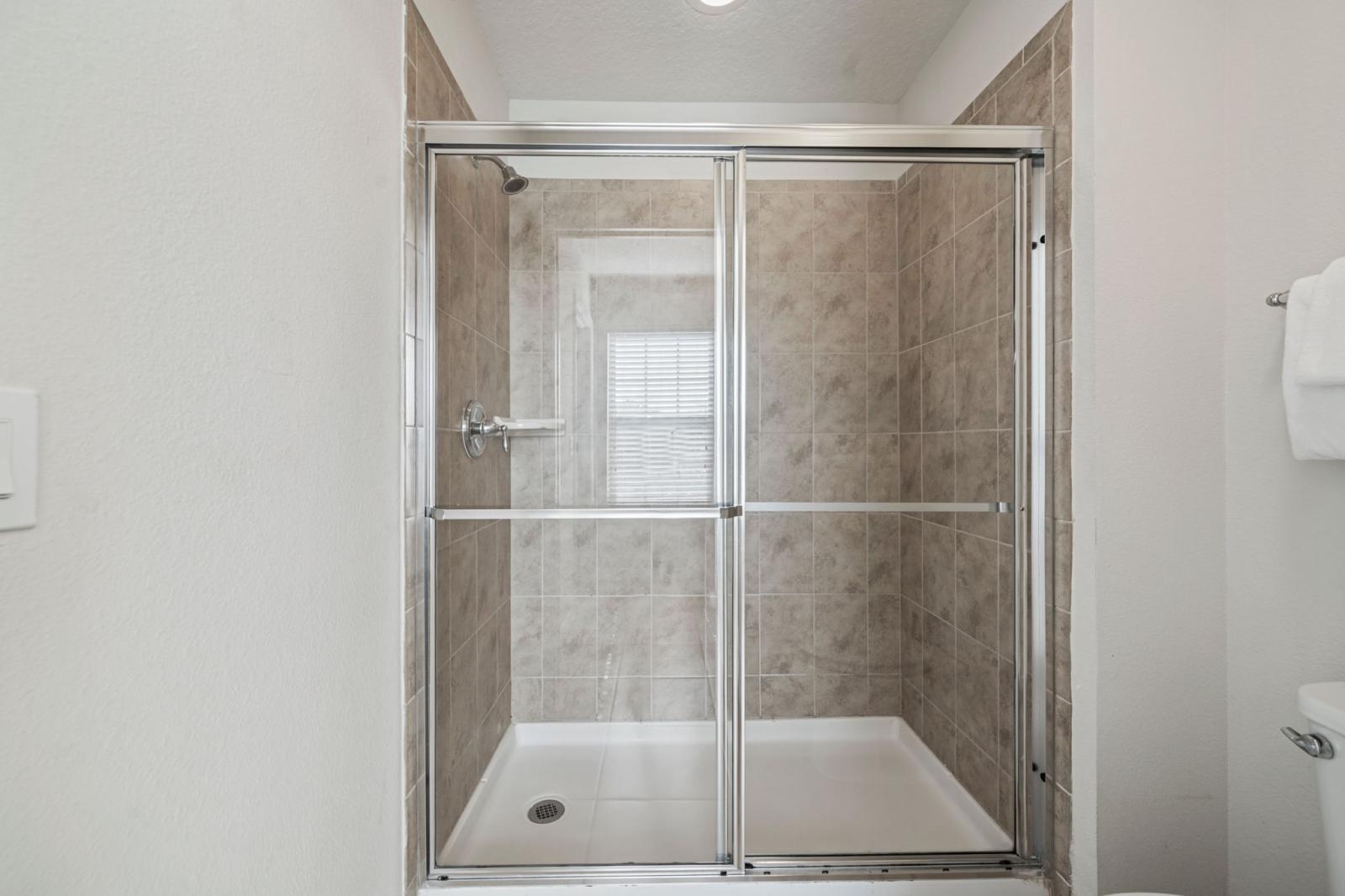 Bathroom 2 with a walk in shower
