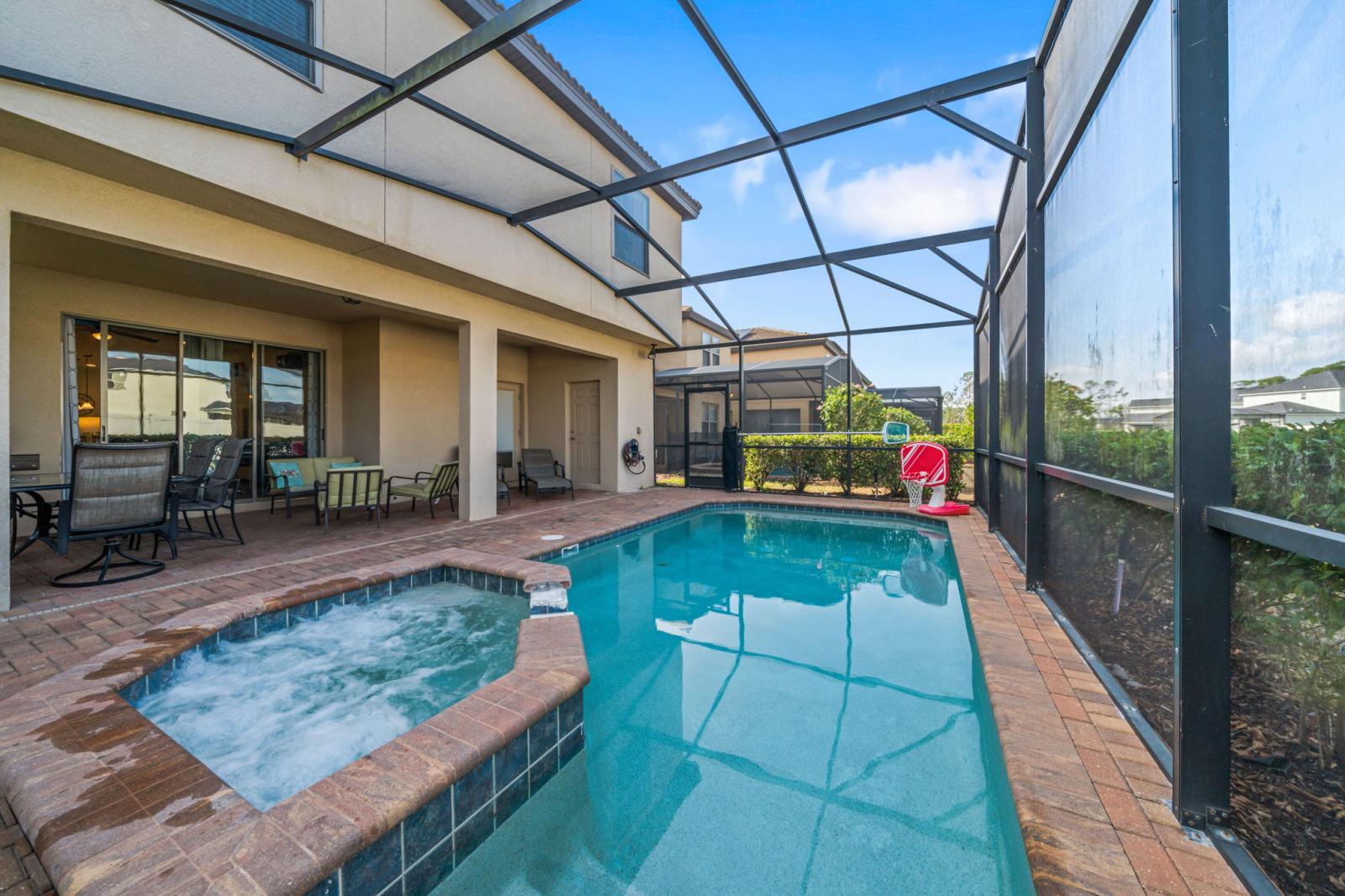 Private pool and spa