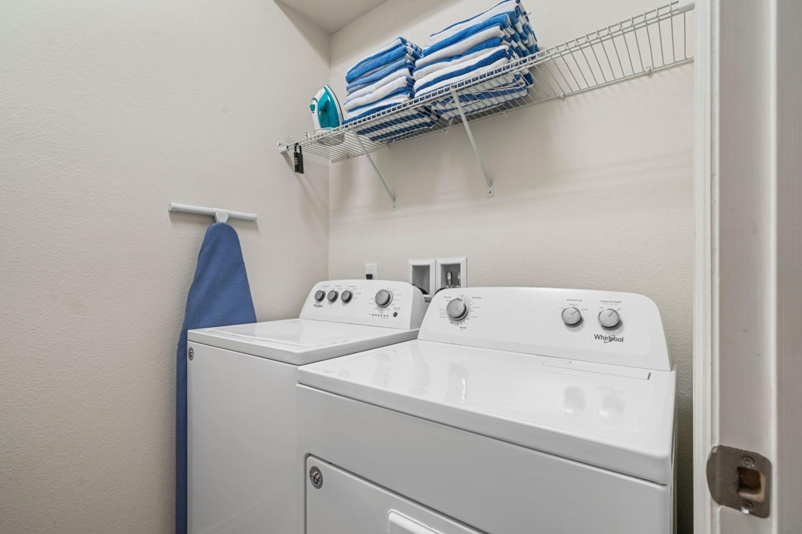 Free washer and dryer