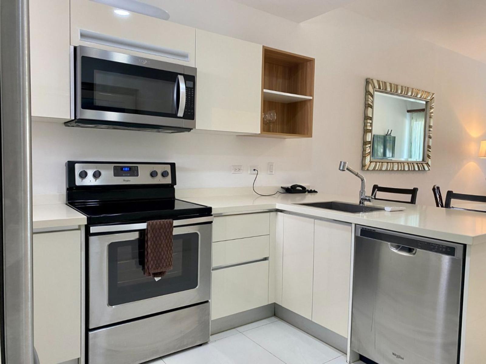 Kitchen perfect for making home cooked meals with loved ones