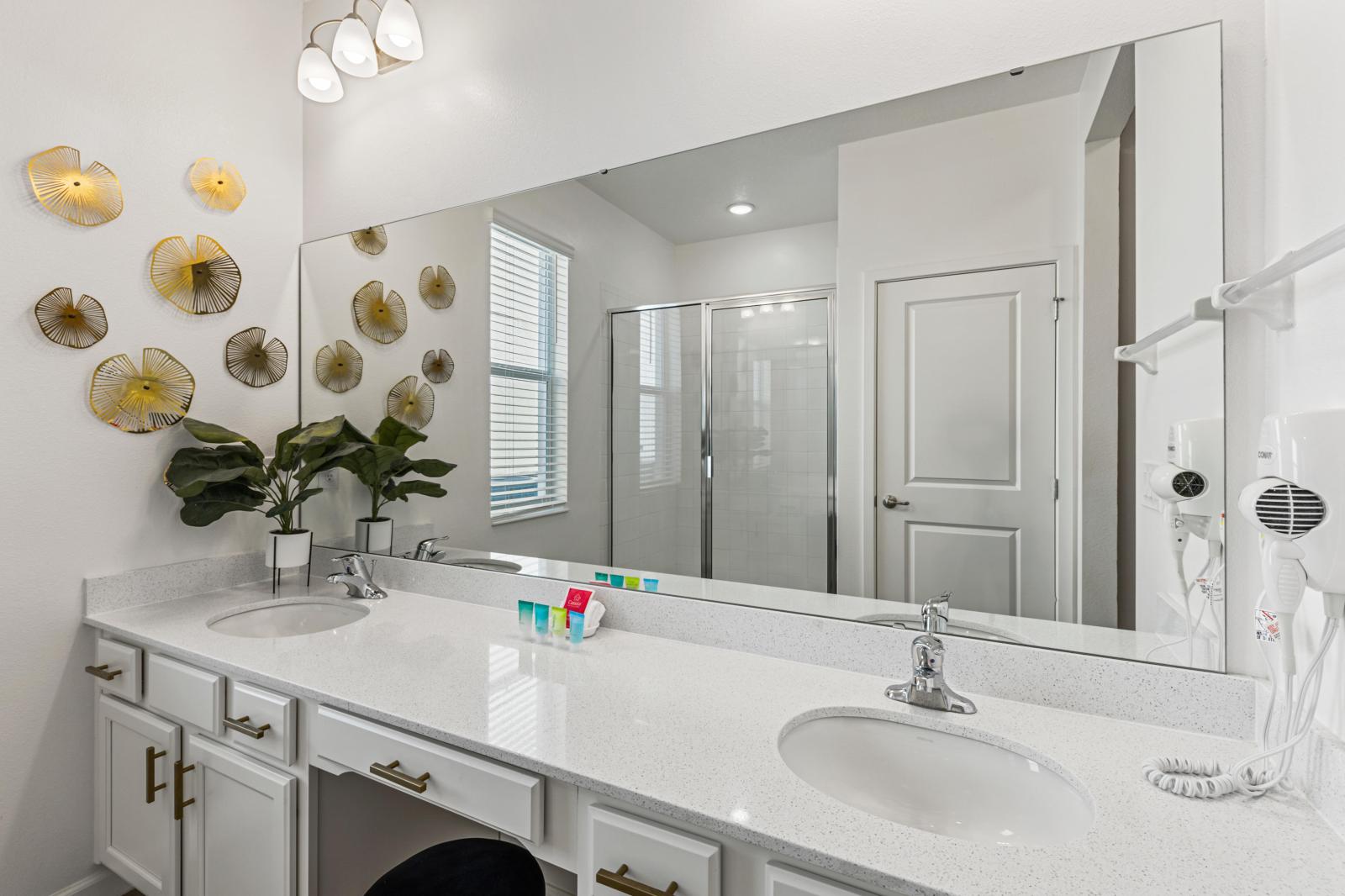 Bathroom 2 with a walk-in shower