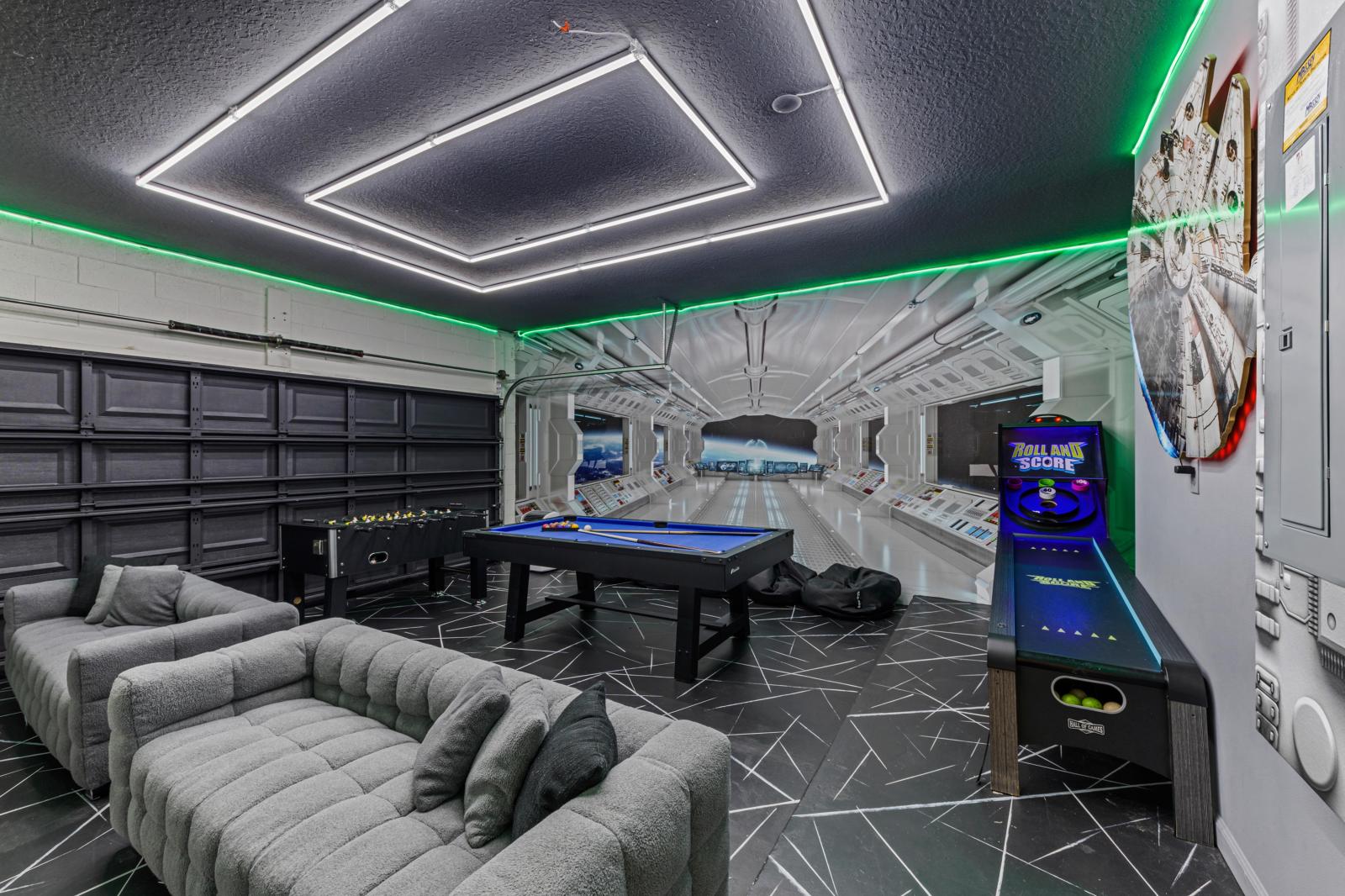 Private game room