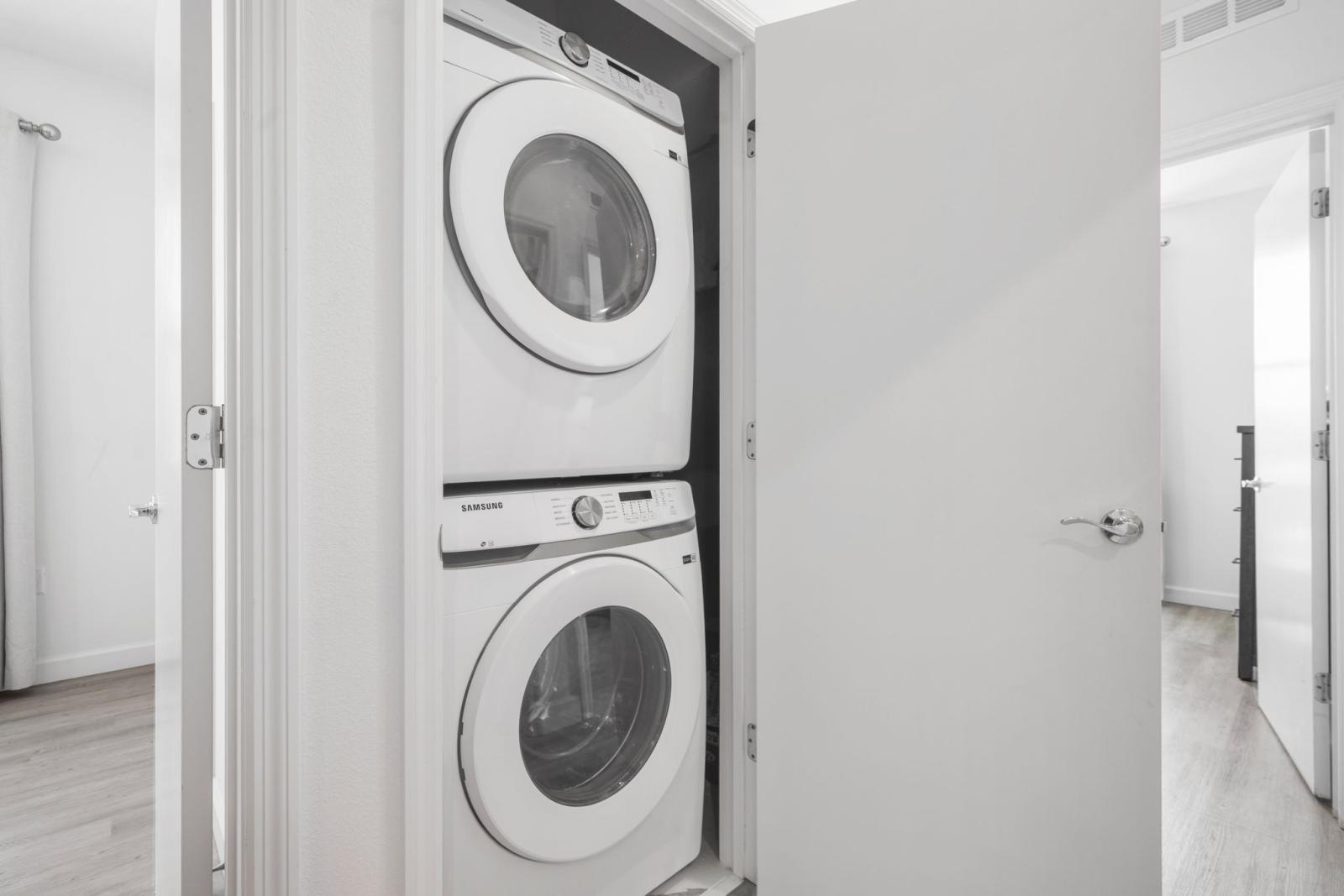 Free washer and dryer