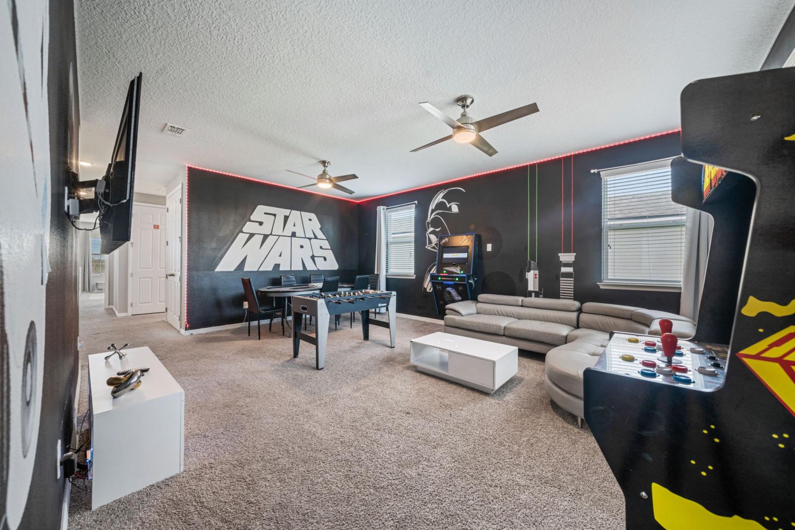 Fun-filled arcade loft