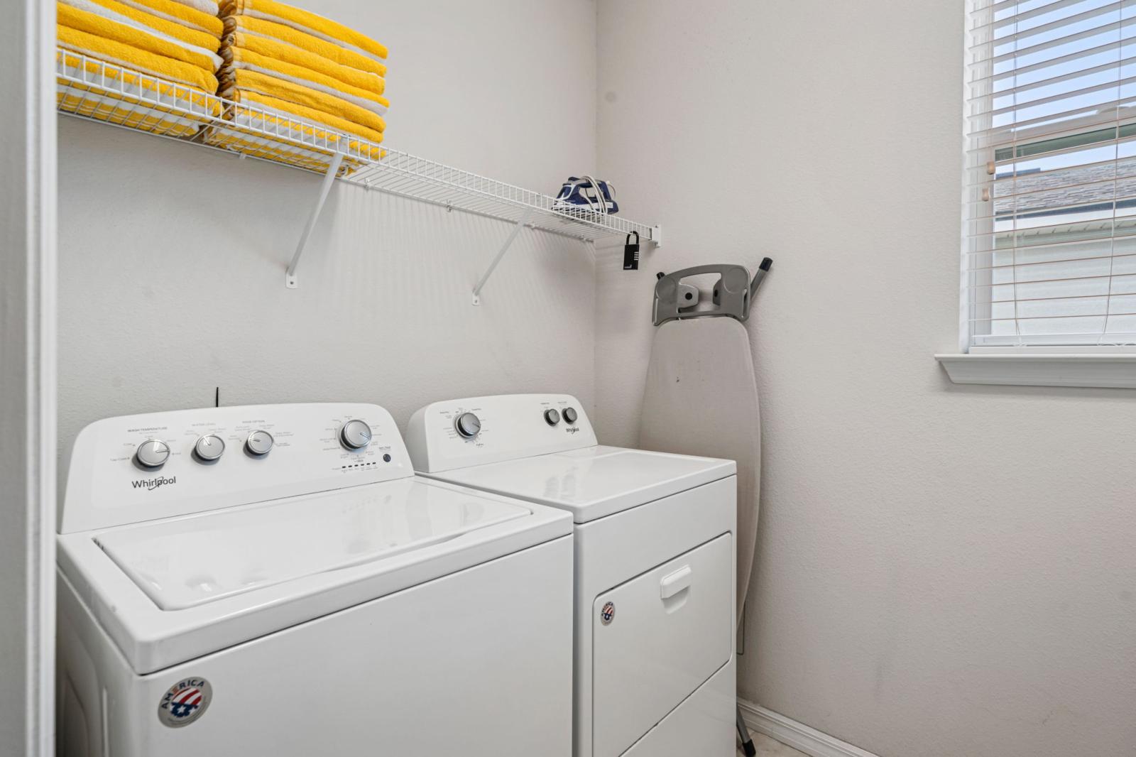 Free washer and dryer