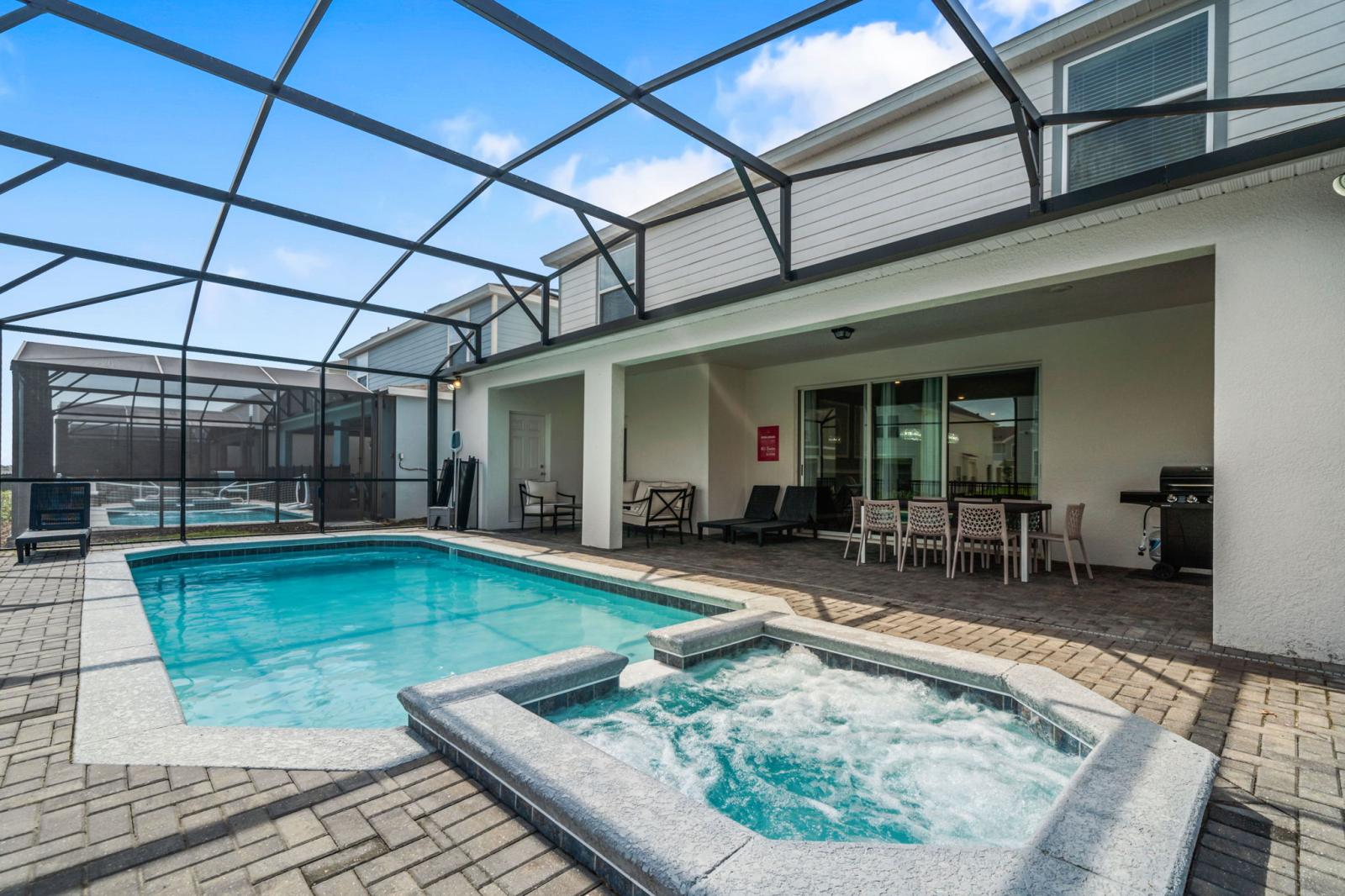 Private pool and spa