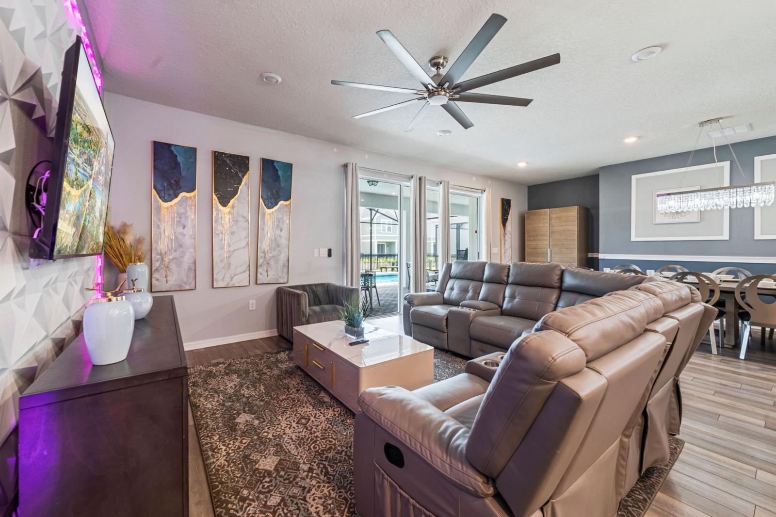 Open living area