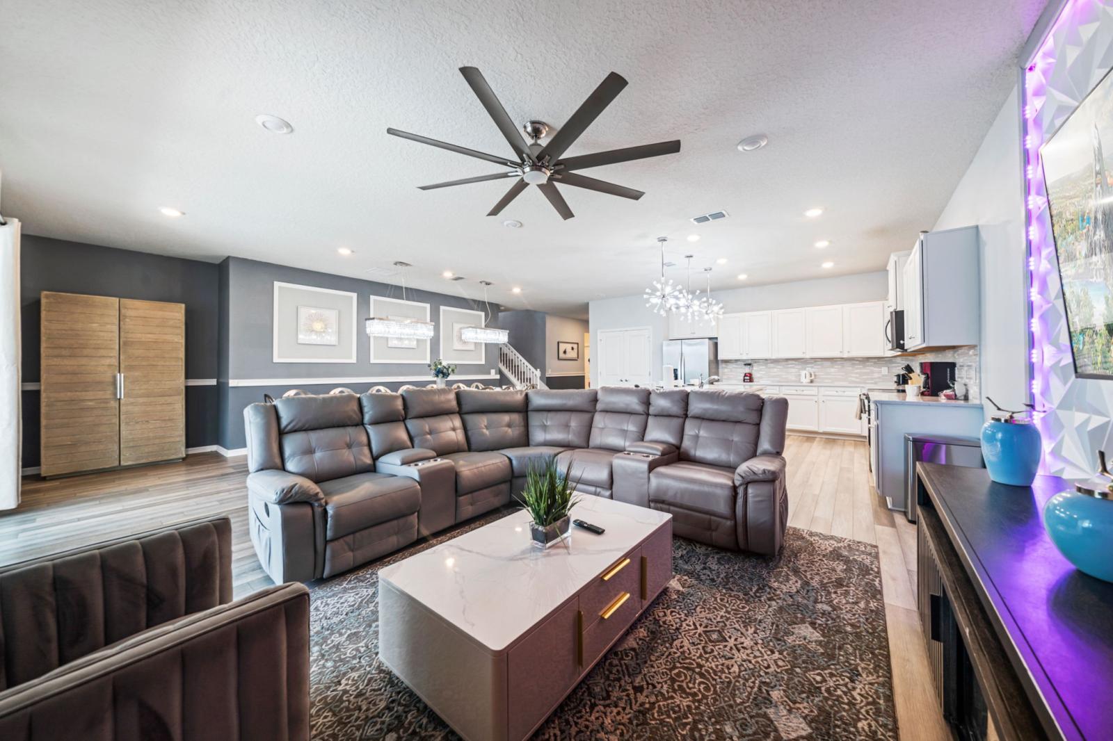 Open living area
