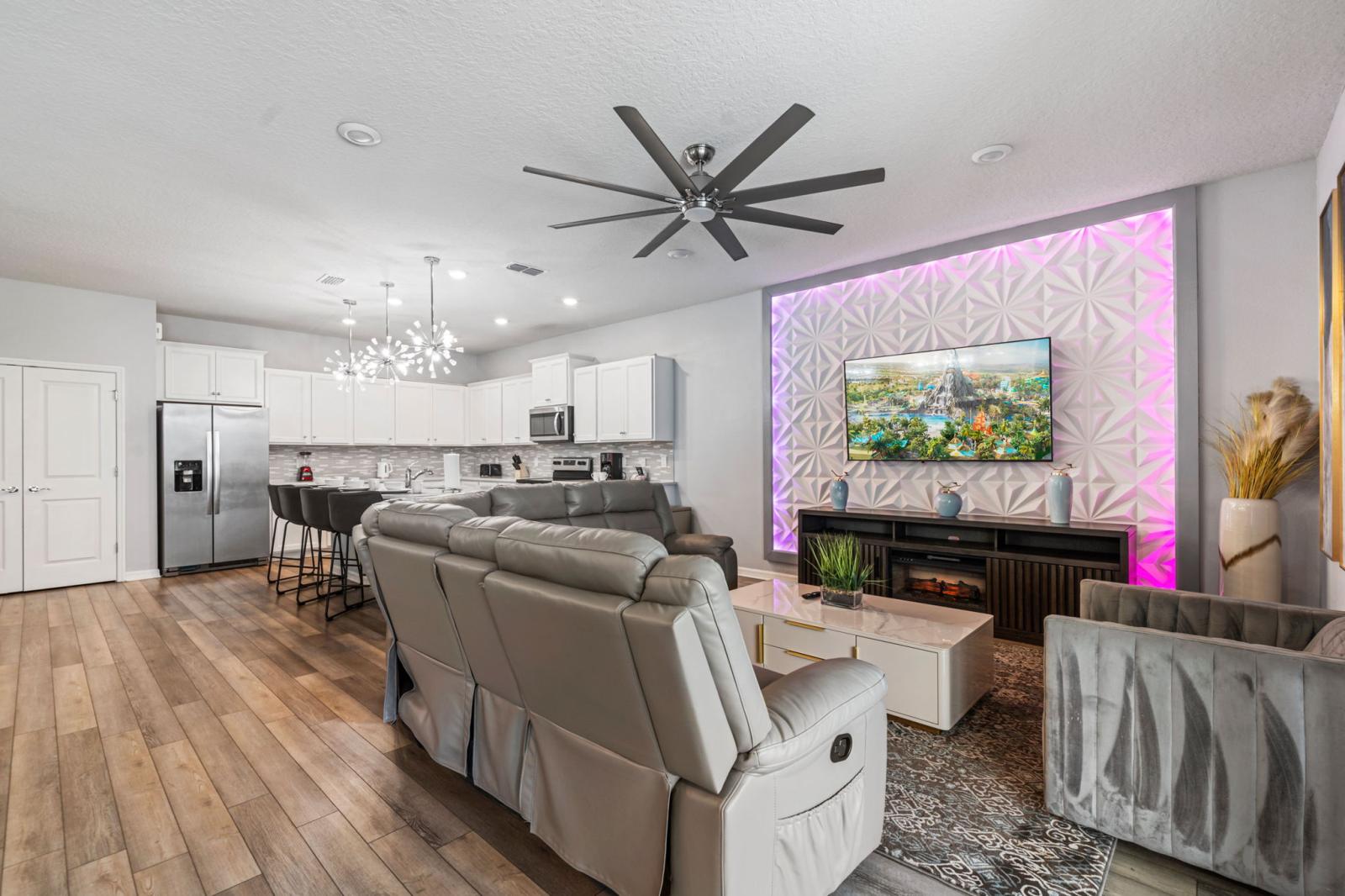 Open living area
