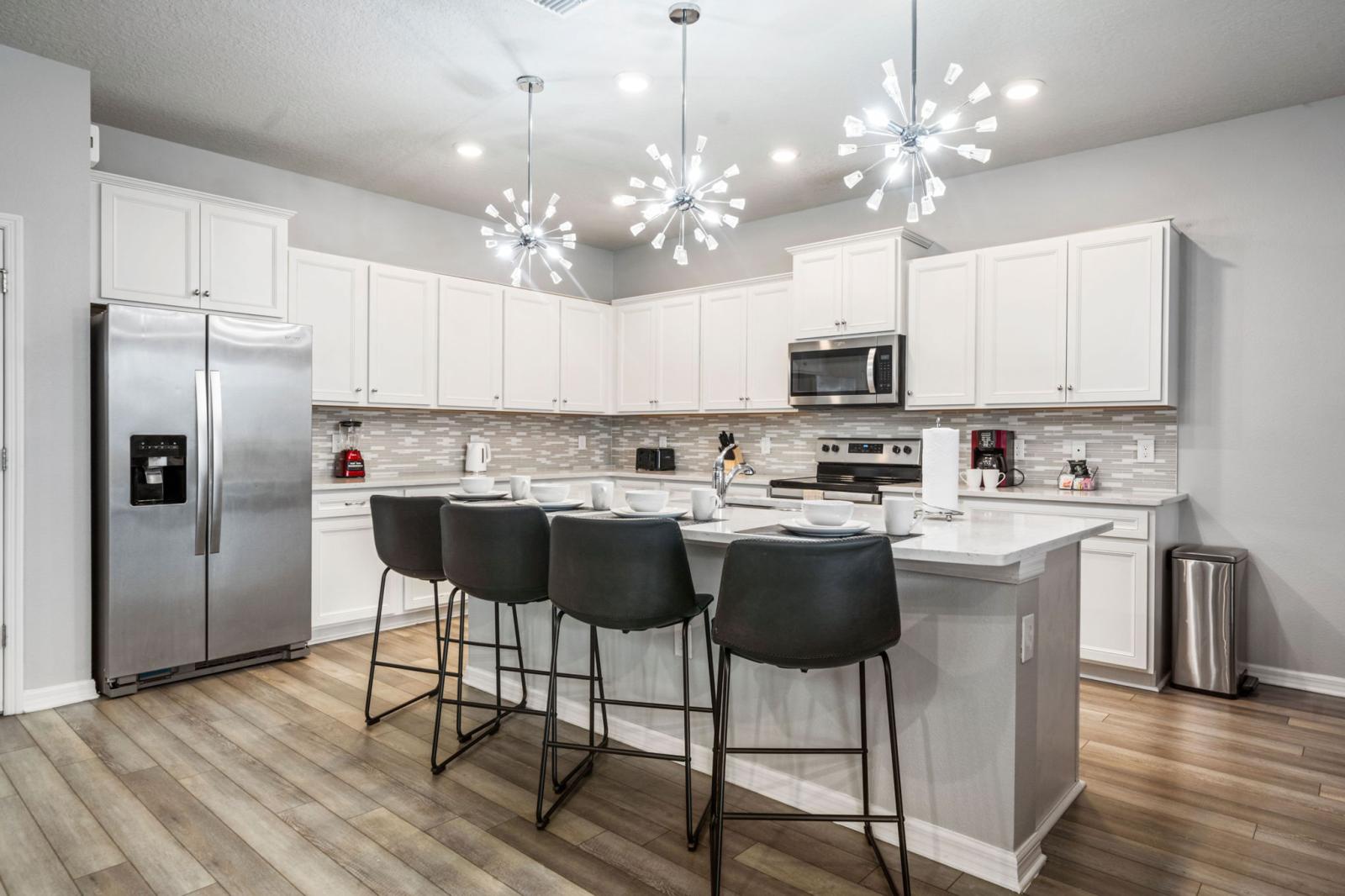 Fully equipped kitchen