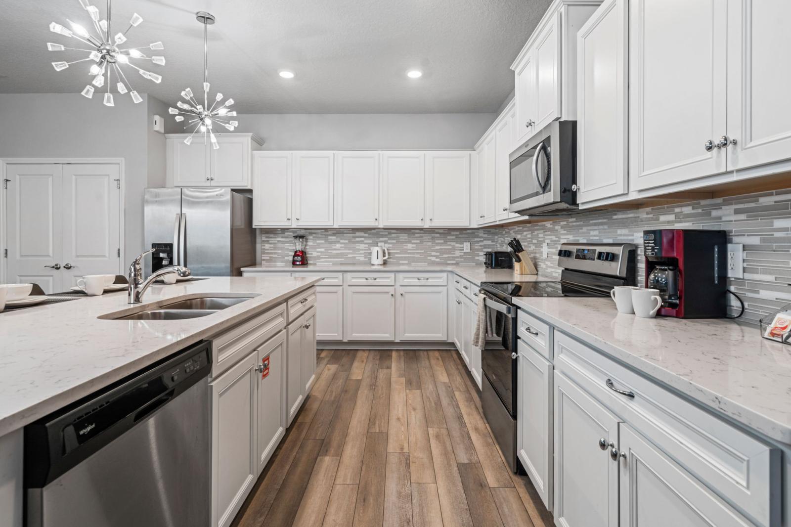 Fully equipped kitchen
